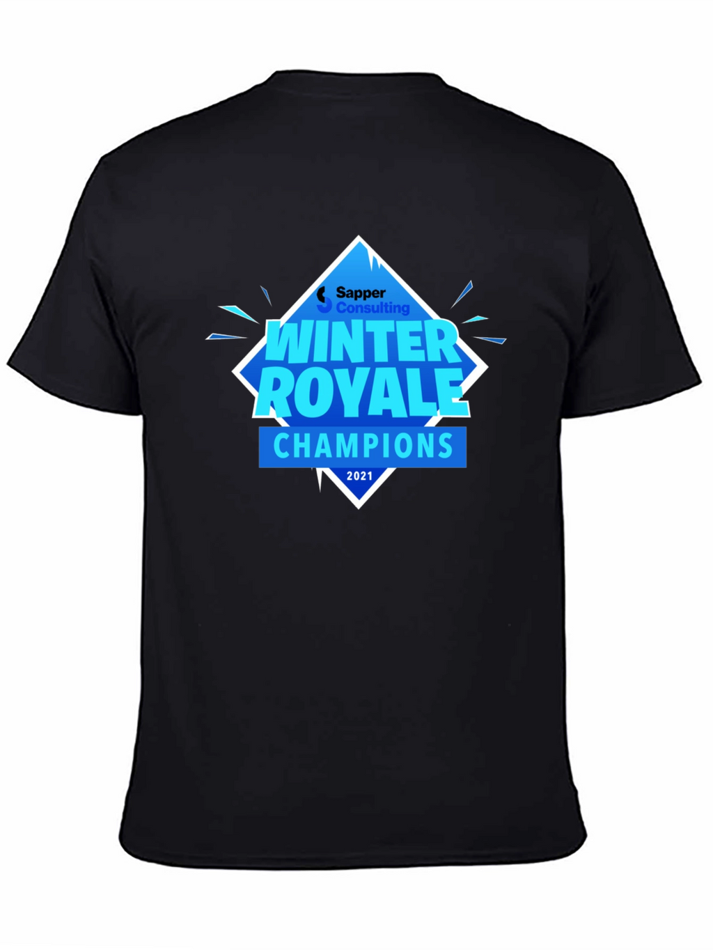 Winter Royale Champions Black Graphic T-Shirt