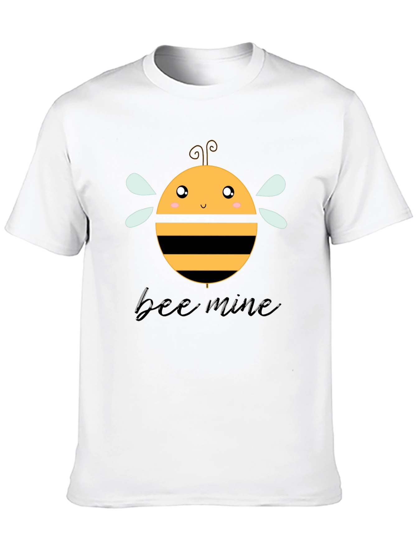 Bee Mine Graphic T-Shirt Black Cotton Tee