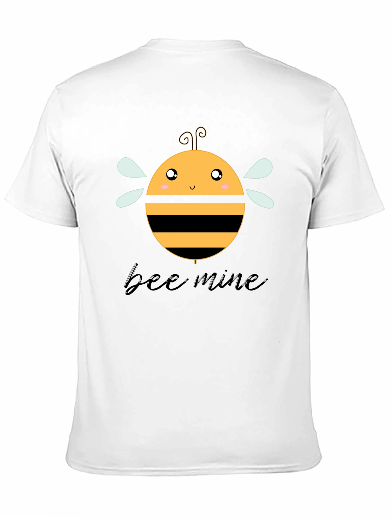 Bee Mine Graphic T-Shirt Black Cotton Tee