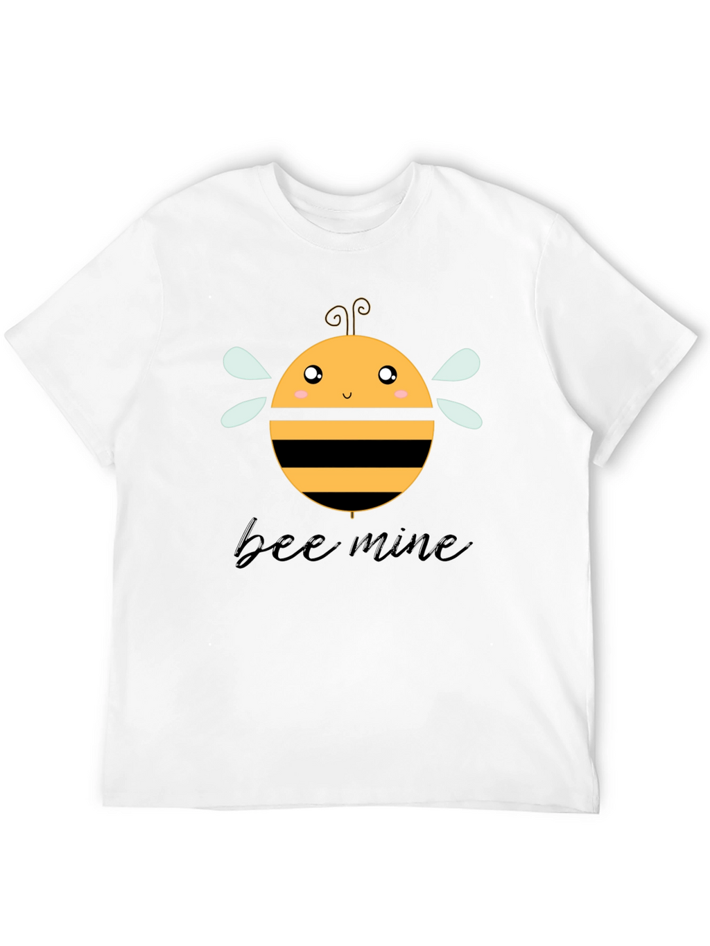 Bee Mine Graphic T-Shirt Black Cotton Tee