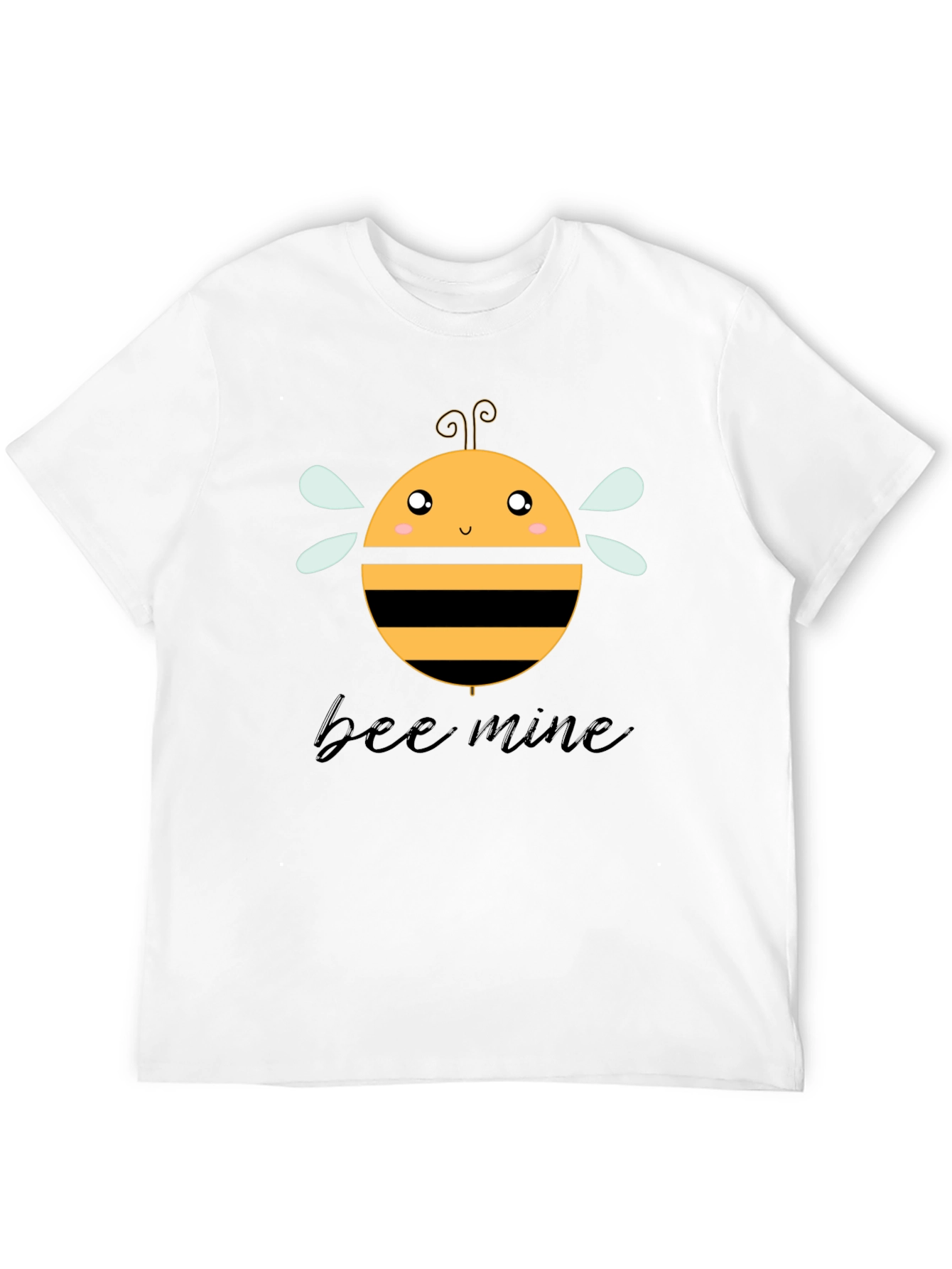 Bee Mine Graphic T-Shirt Black Cotton Tee
