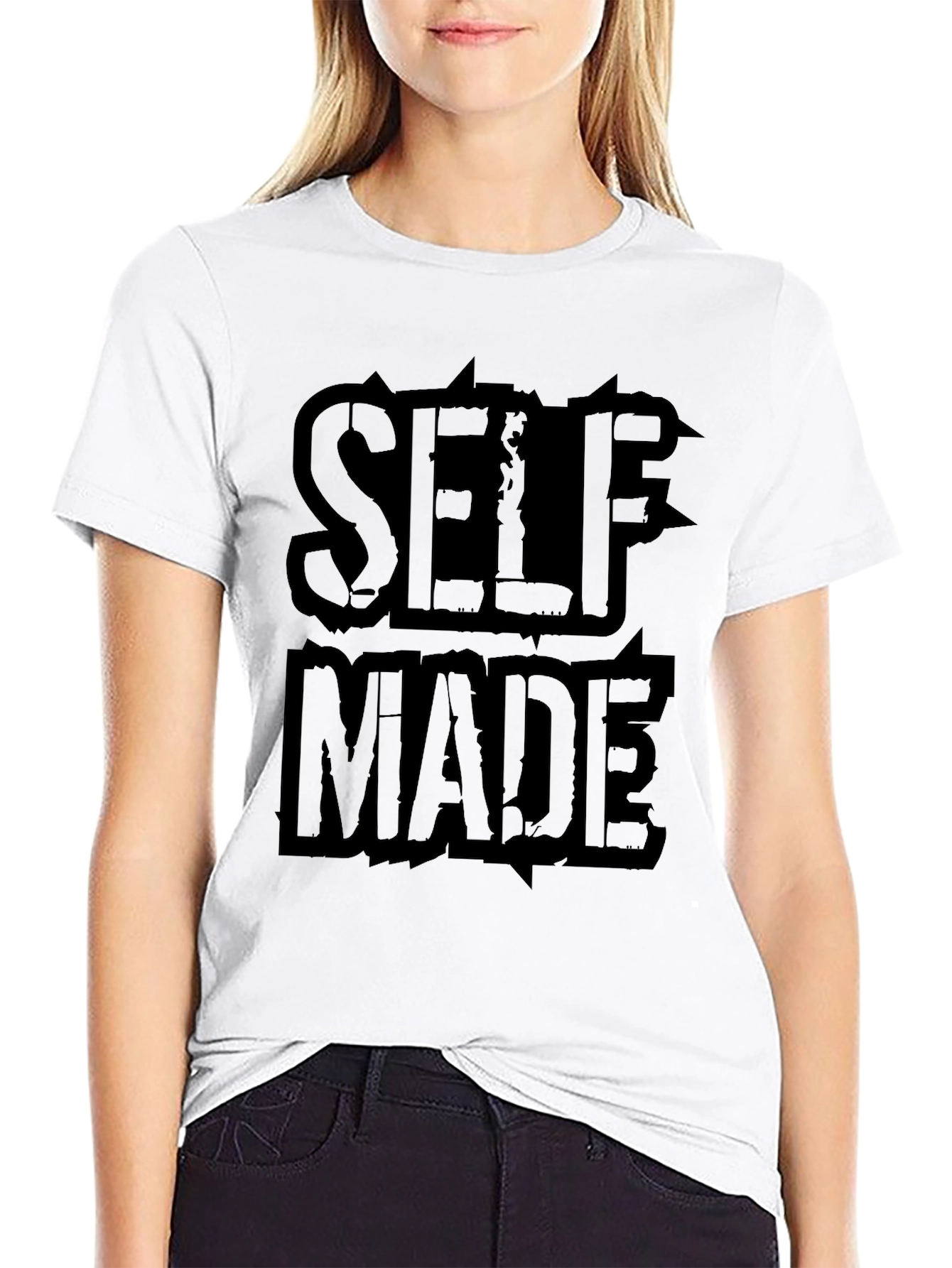 Self Made Graphic T-Shirt - Bold Statement Tee