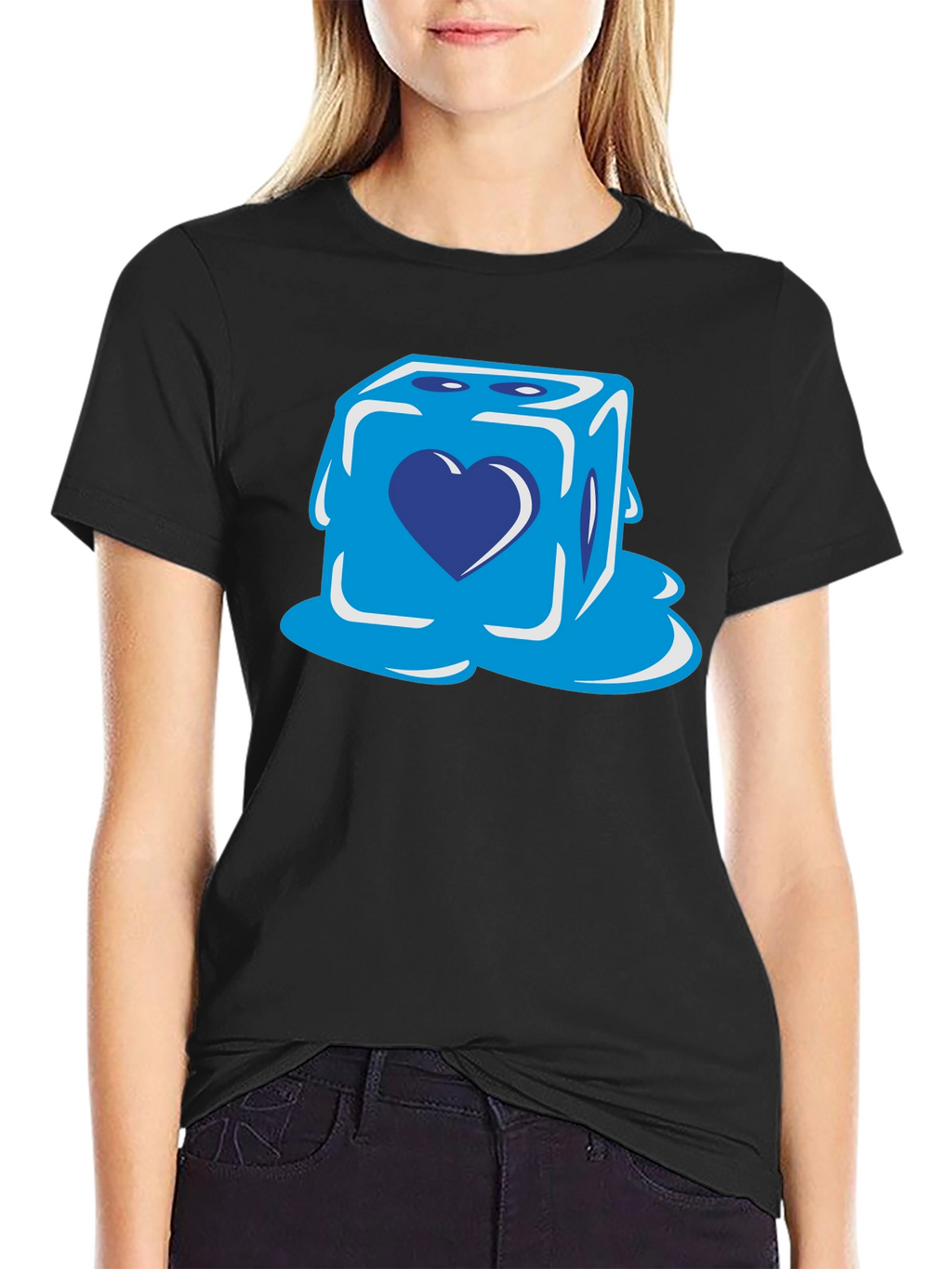 Heart Dice Graphic T-Shirt - Stylish & Unique Design