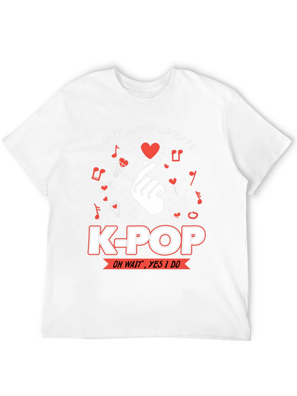 K-Pop Music Lover T-Shirt - Novelty Graphic Tee