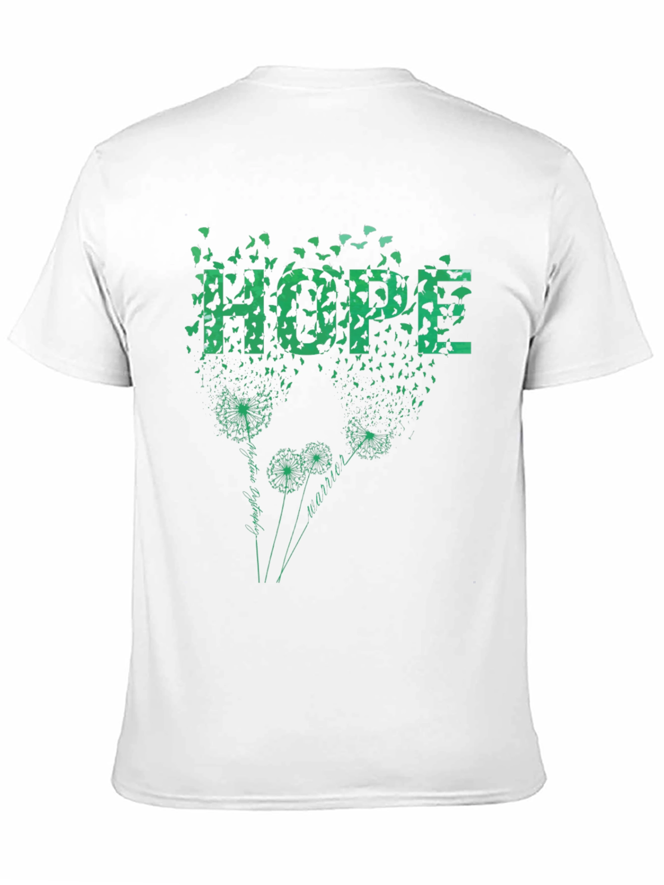 Hope Dandelion T-Shirt - Butterfly Design