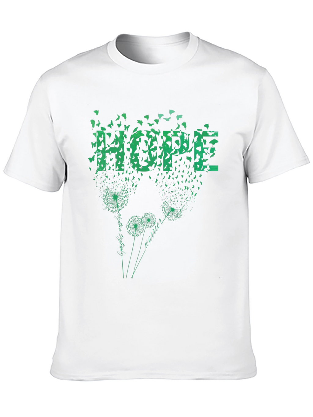 Hope Dandelion T-Shirt - Butterfly Design