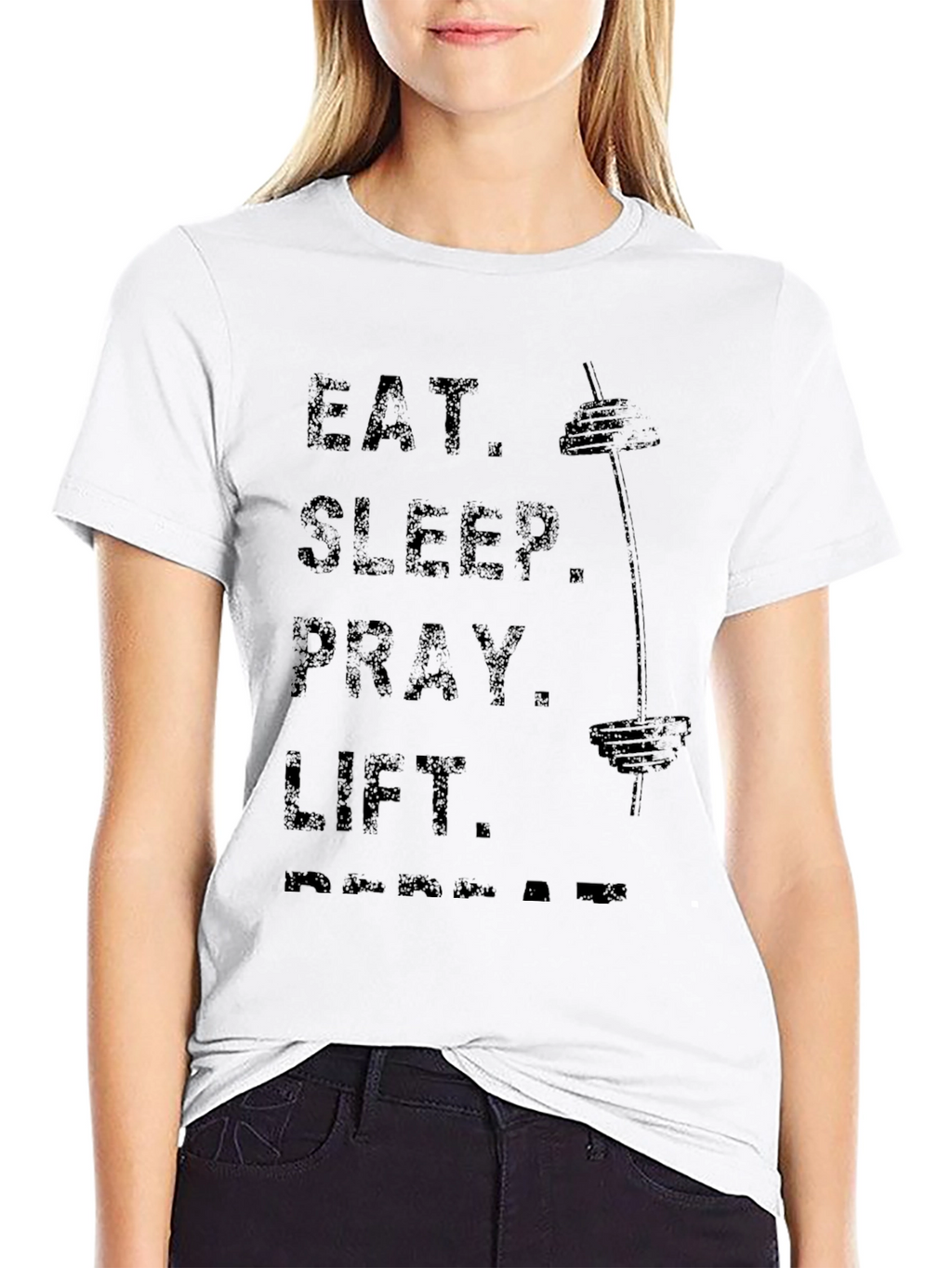 Eat Sleep Pray Lift Gym T-Shirt