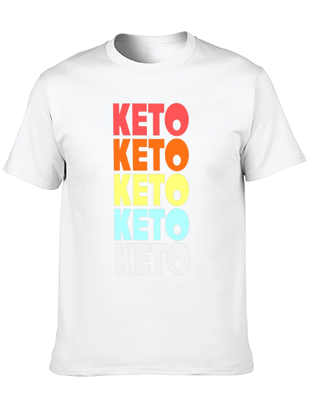 KETO Stacked Mens Tee - Stylish & Comfortable