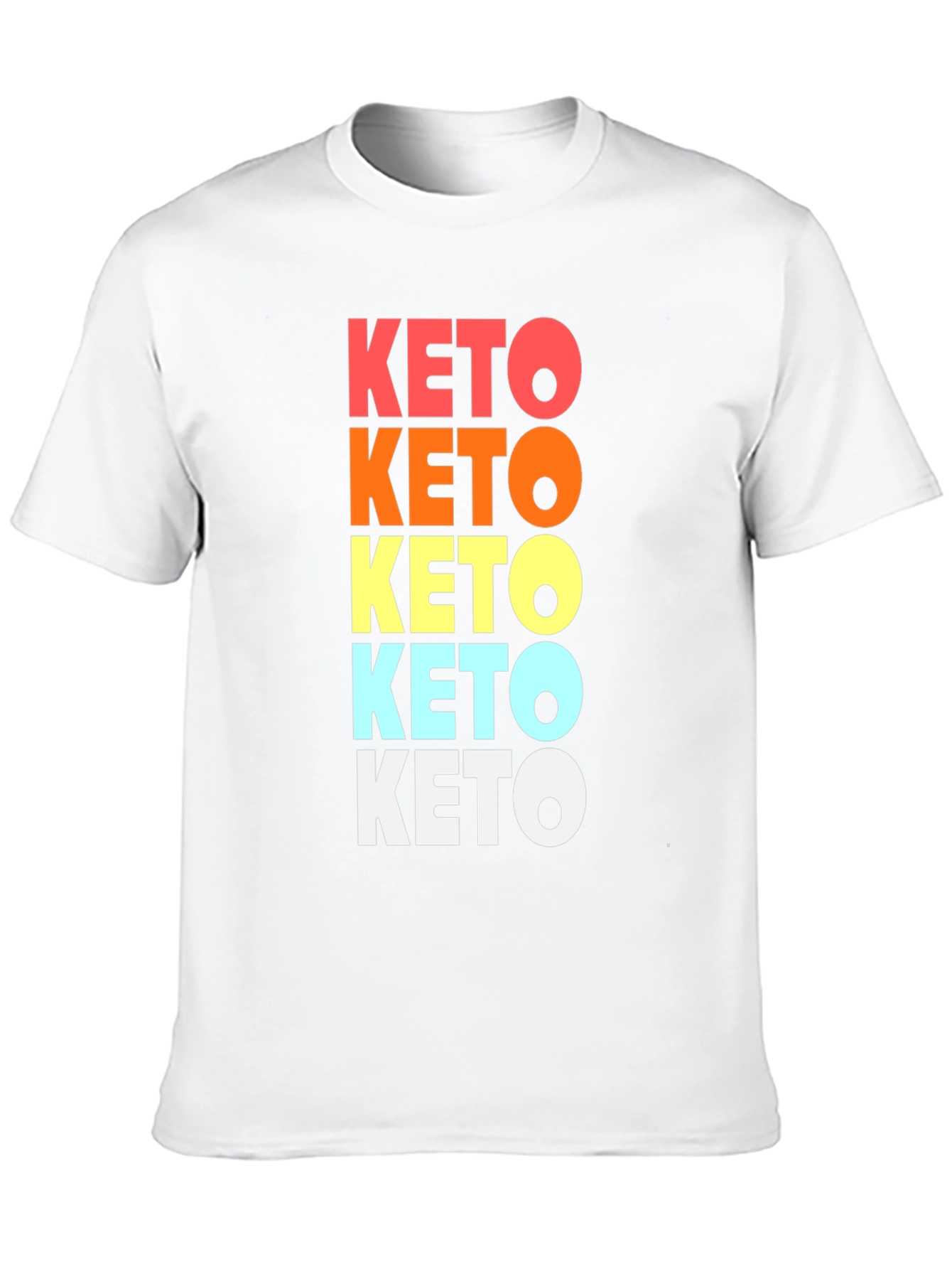 KETO Stacked Mens Tee - Stylish & Comfortable