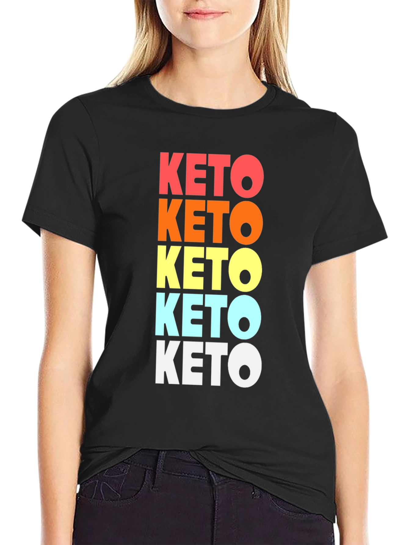 KETO Stacked Mens Tee - Stylish & Comfortable
