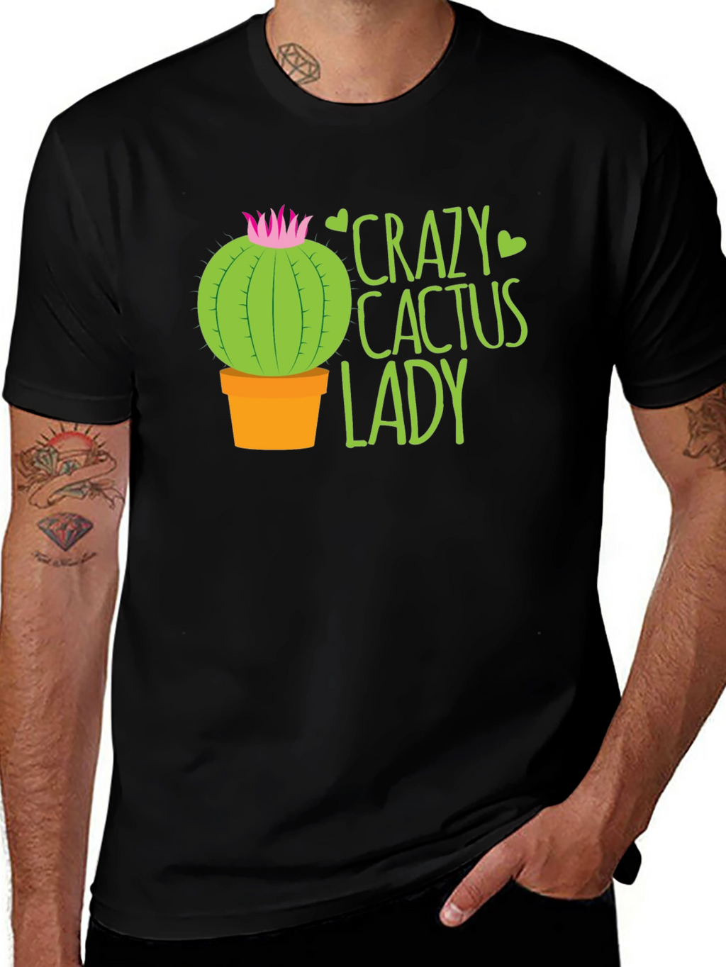 Crazy Cactus Lady Graphic Tee
