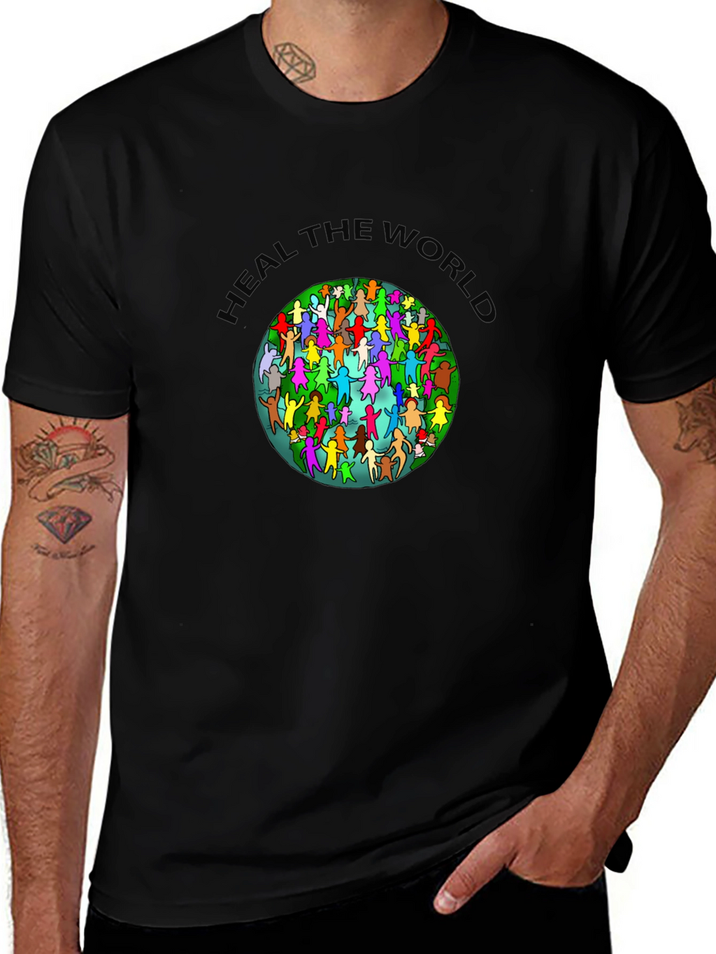 Heal The World Graphic T-Shirt