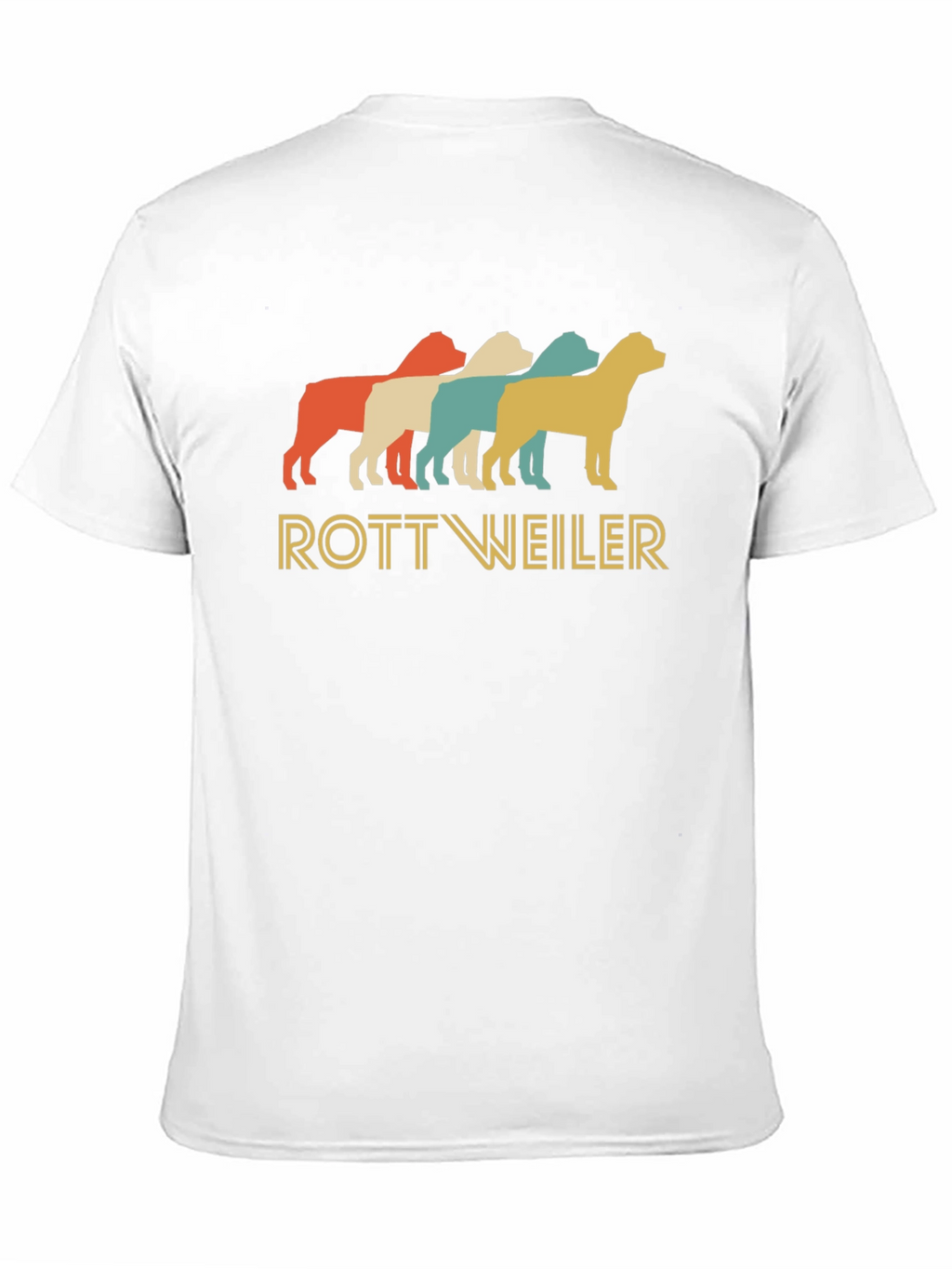 Retro Rottweiler Dog Breed Graphic T-Shirt