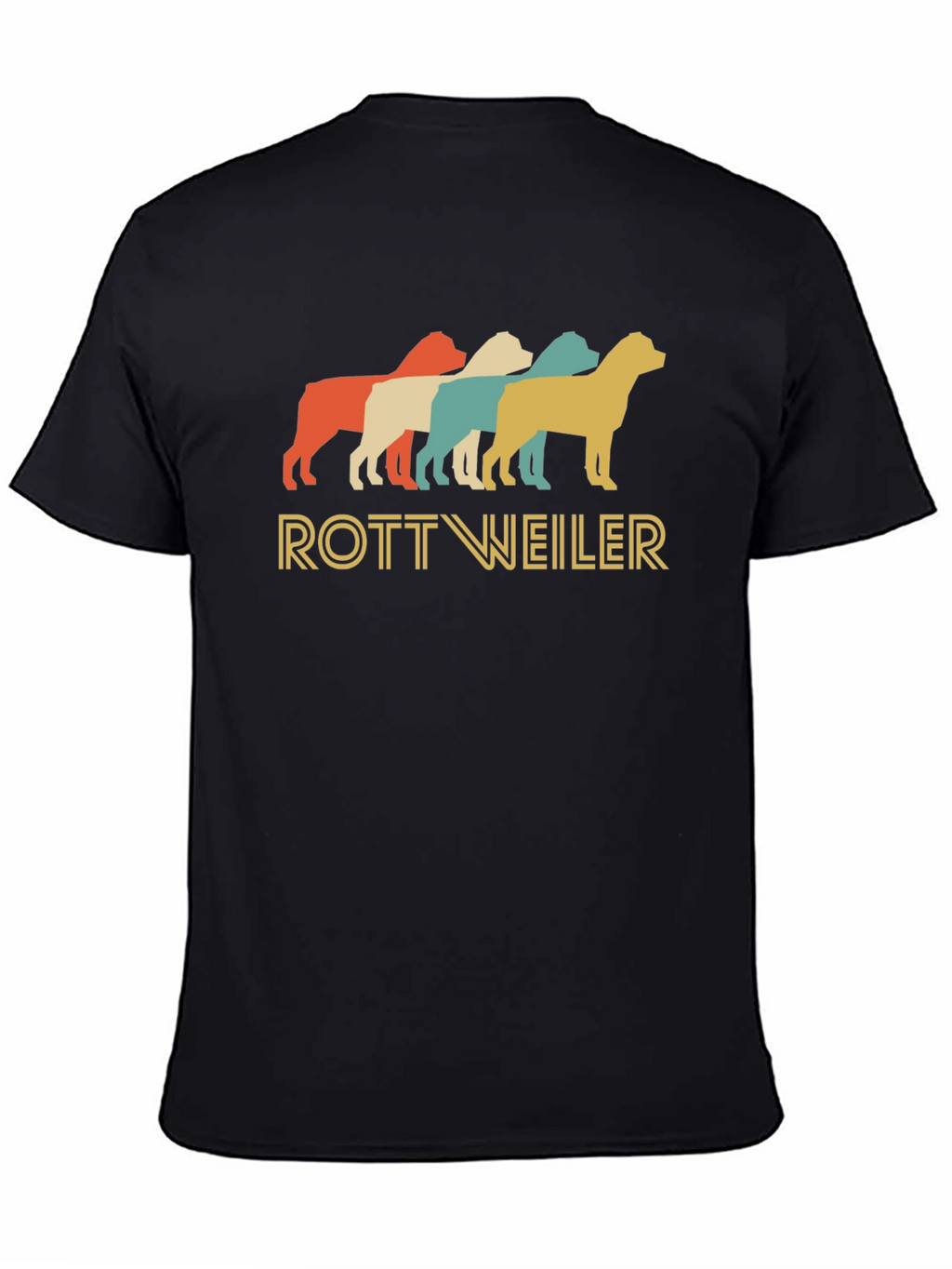 Retro Rottweiler Dog Breed Graphic T-Shirt