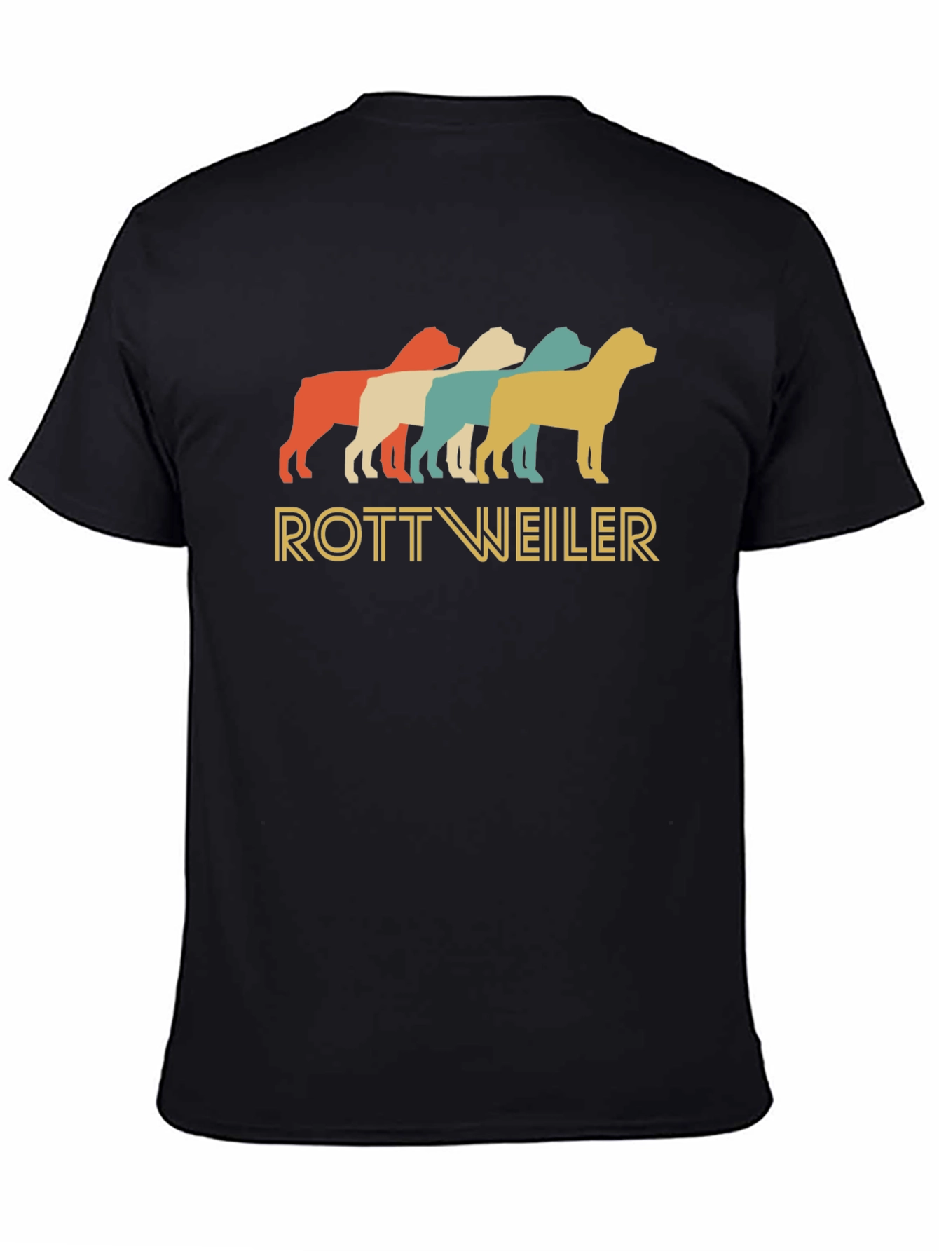Retro Rottweiler Dog Breed Graphic T-Shirt