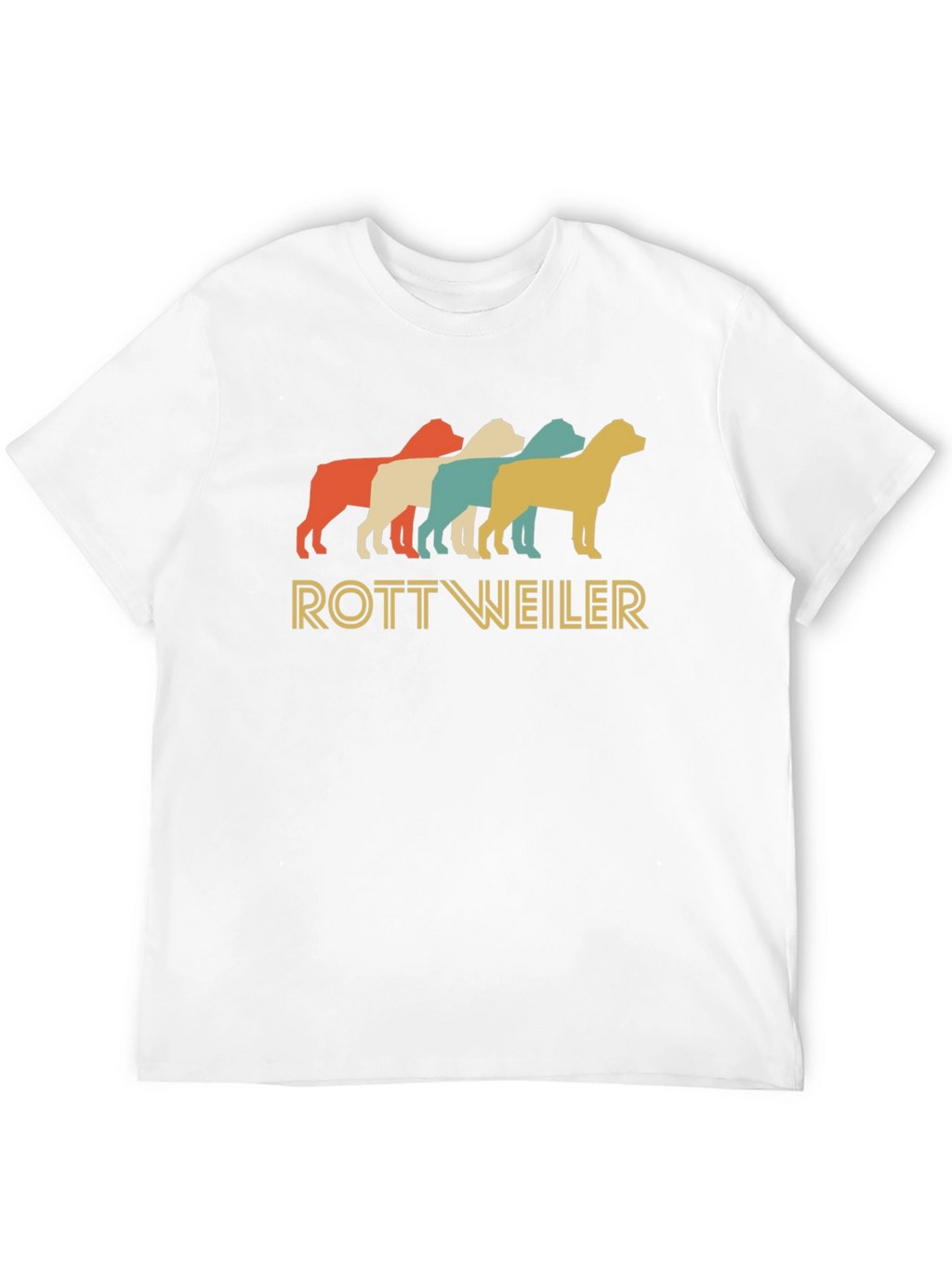 Retro Rottweiler Dog Breed Graphic T-Shirt