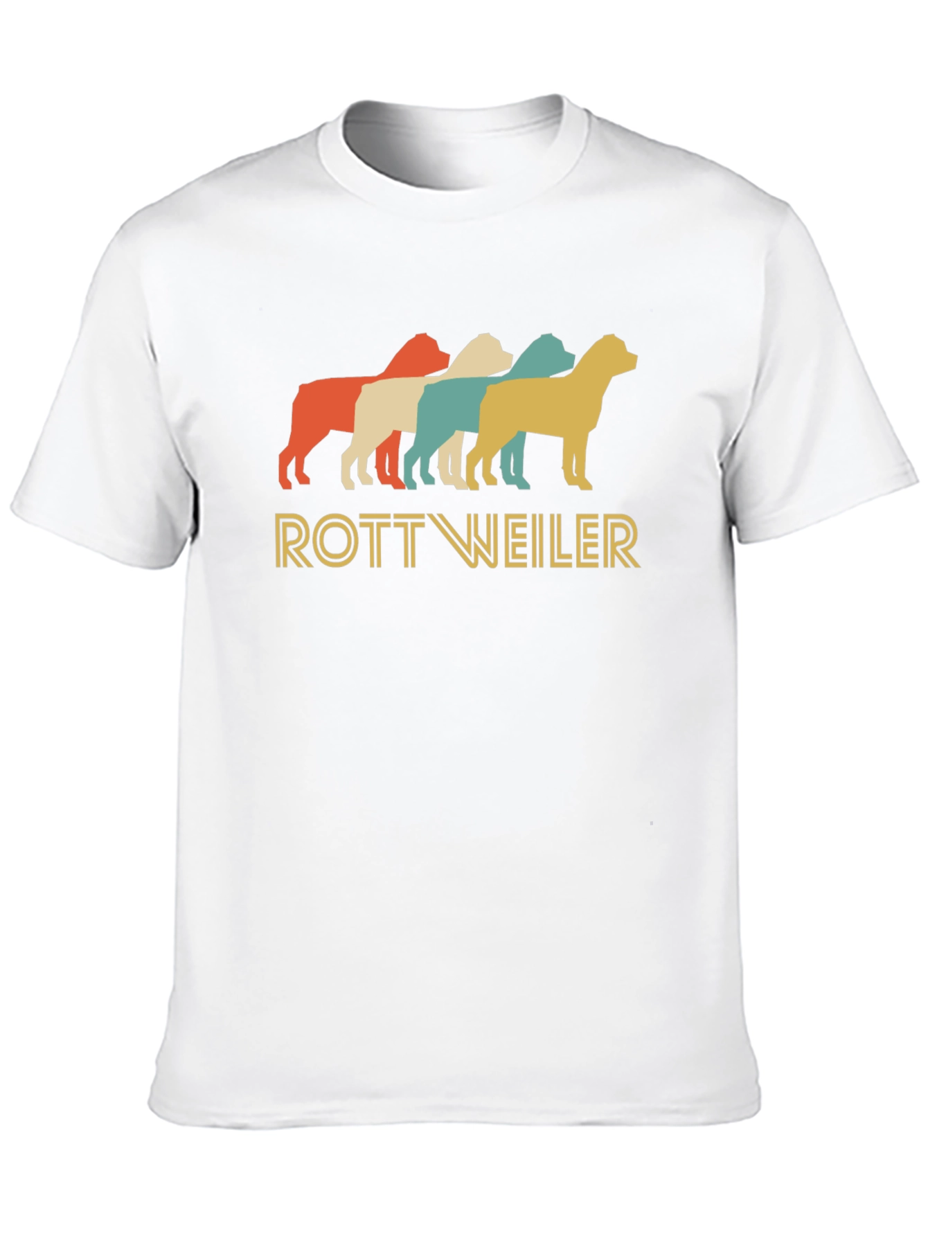 Retro Rottweiler Dog Breed Graphic T-Shirt