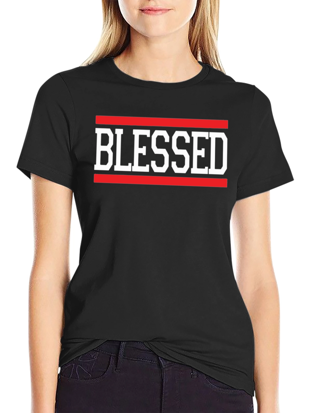 Blessed Graphic T-Shirt - Black