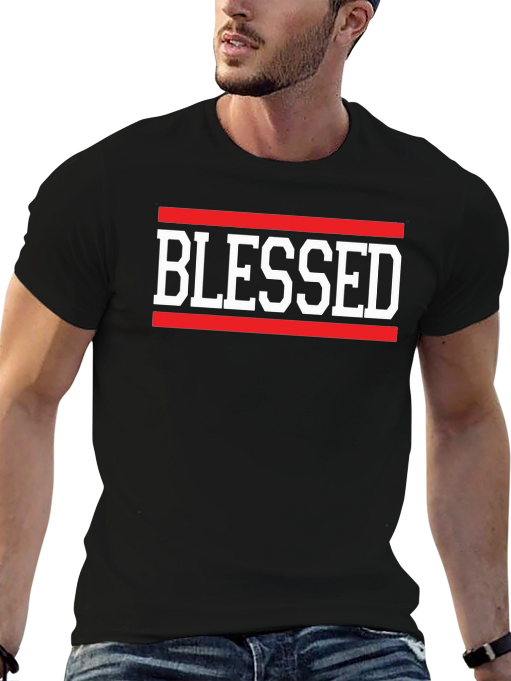 Blessed Graphic T-Shirt - Black