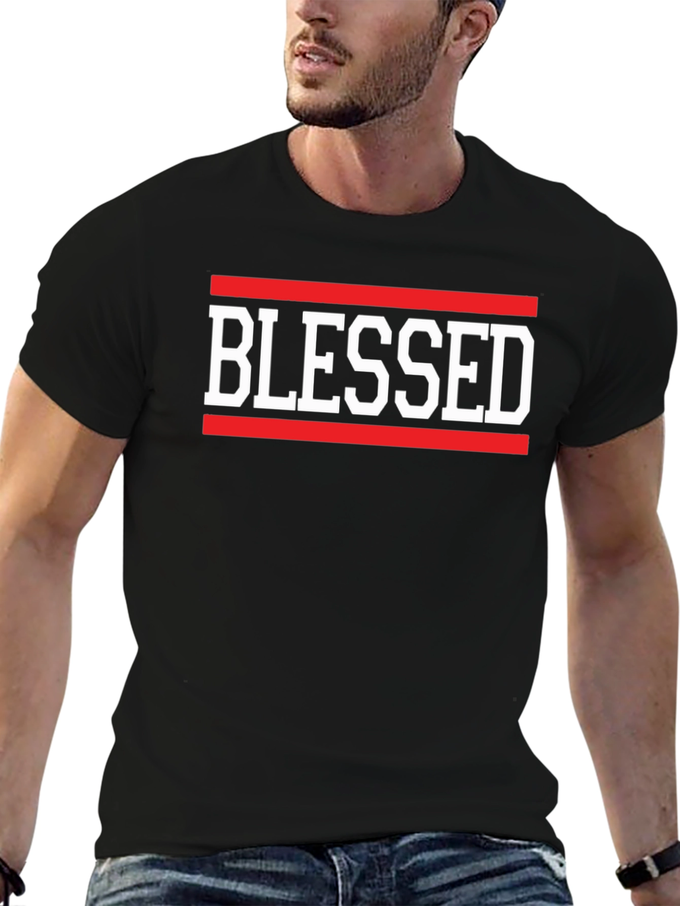 Blessed Graphic T-Shirt - Black