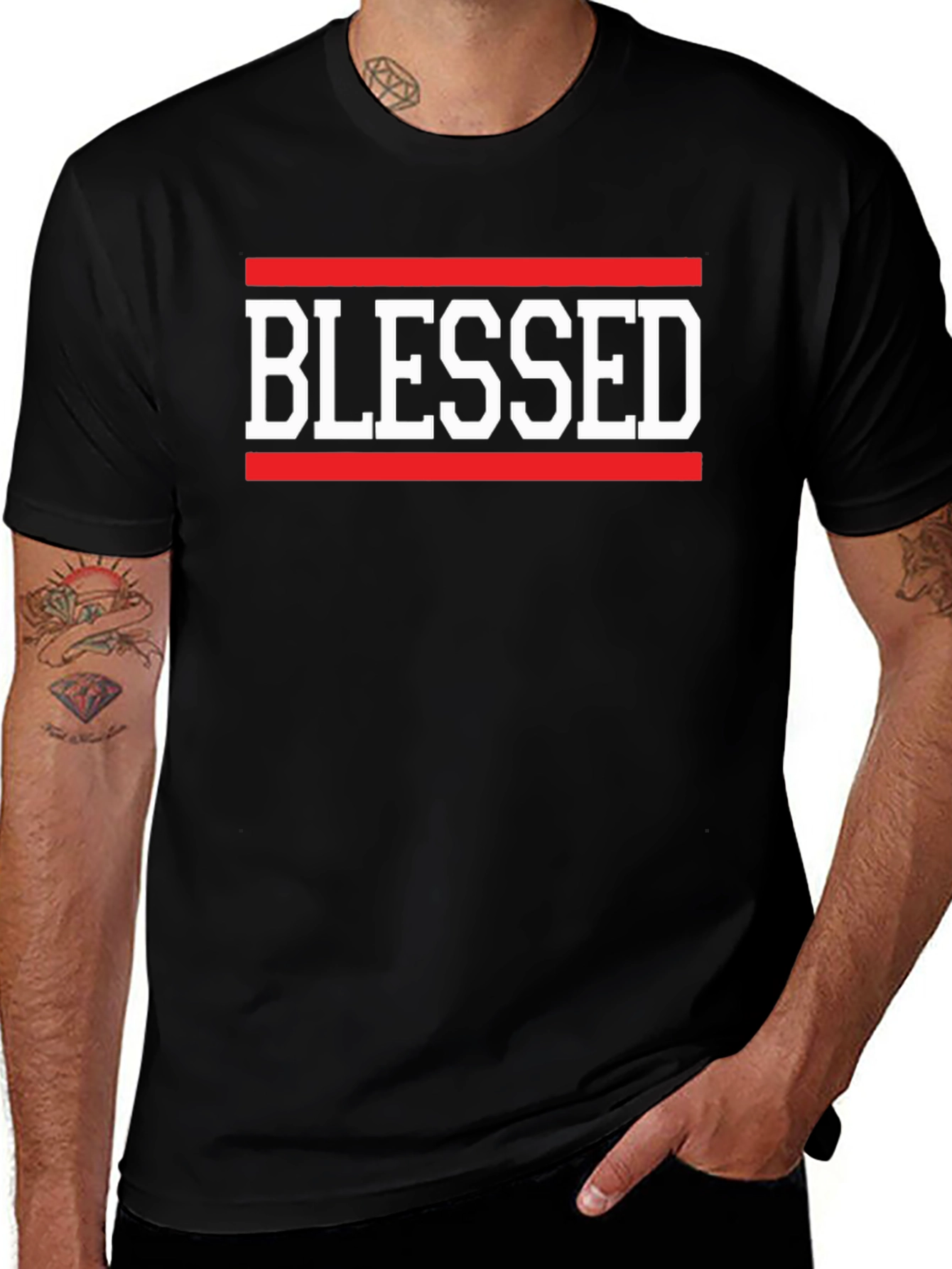 Blessed Graphic T-Shirt - Black
