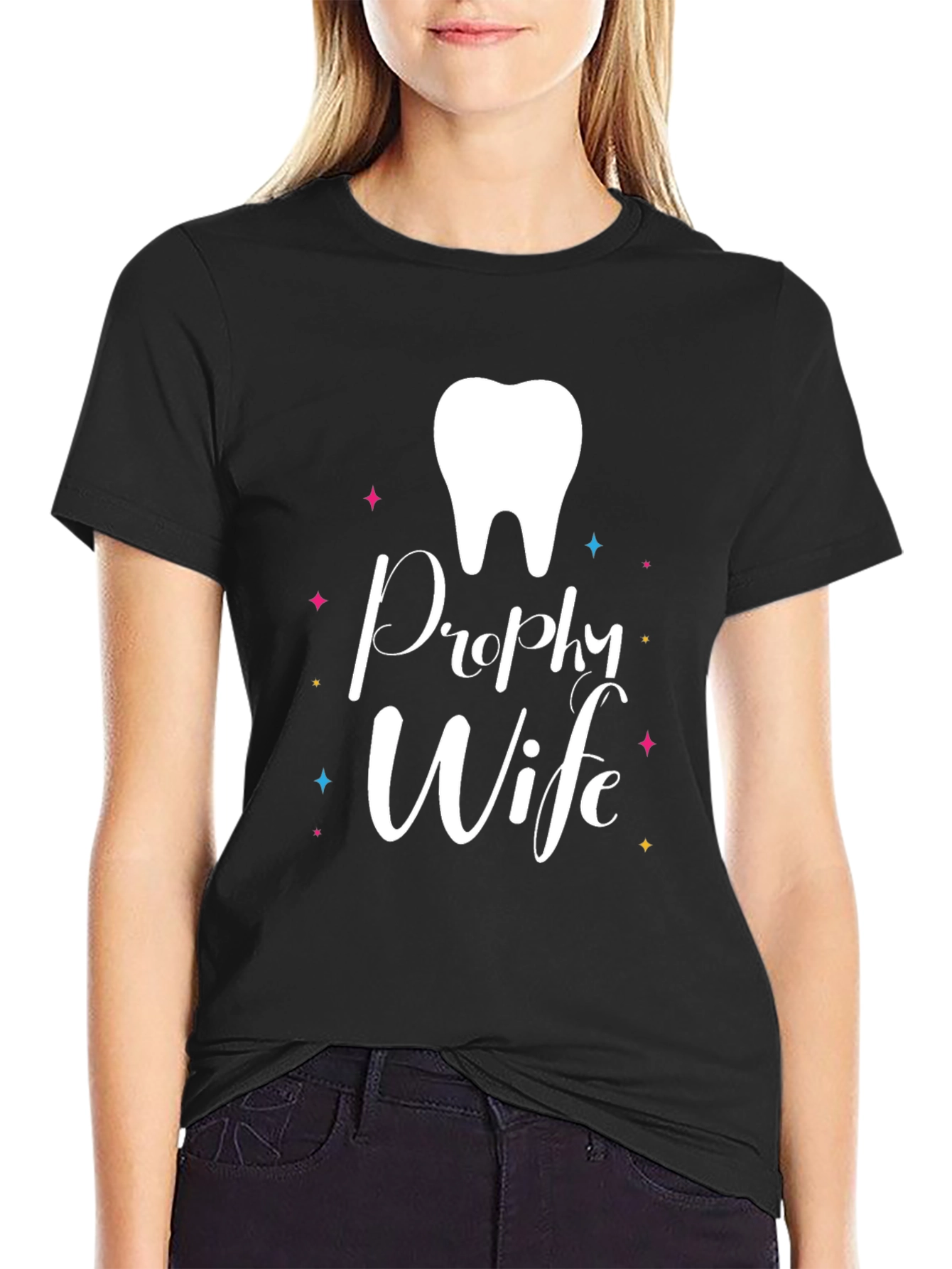 Prophy Wife T-Shirt - Dental Hygienist Spouse Tee