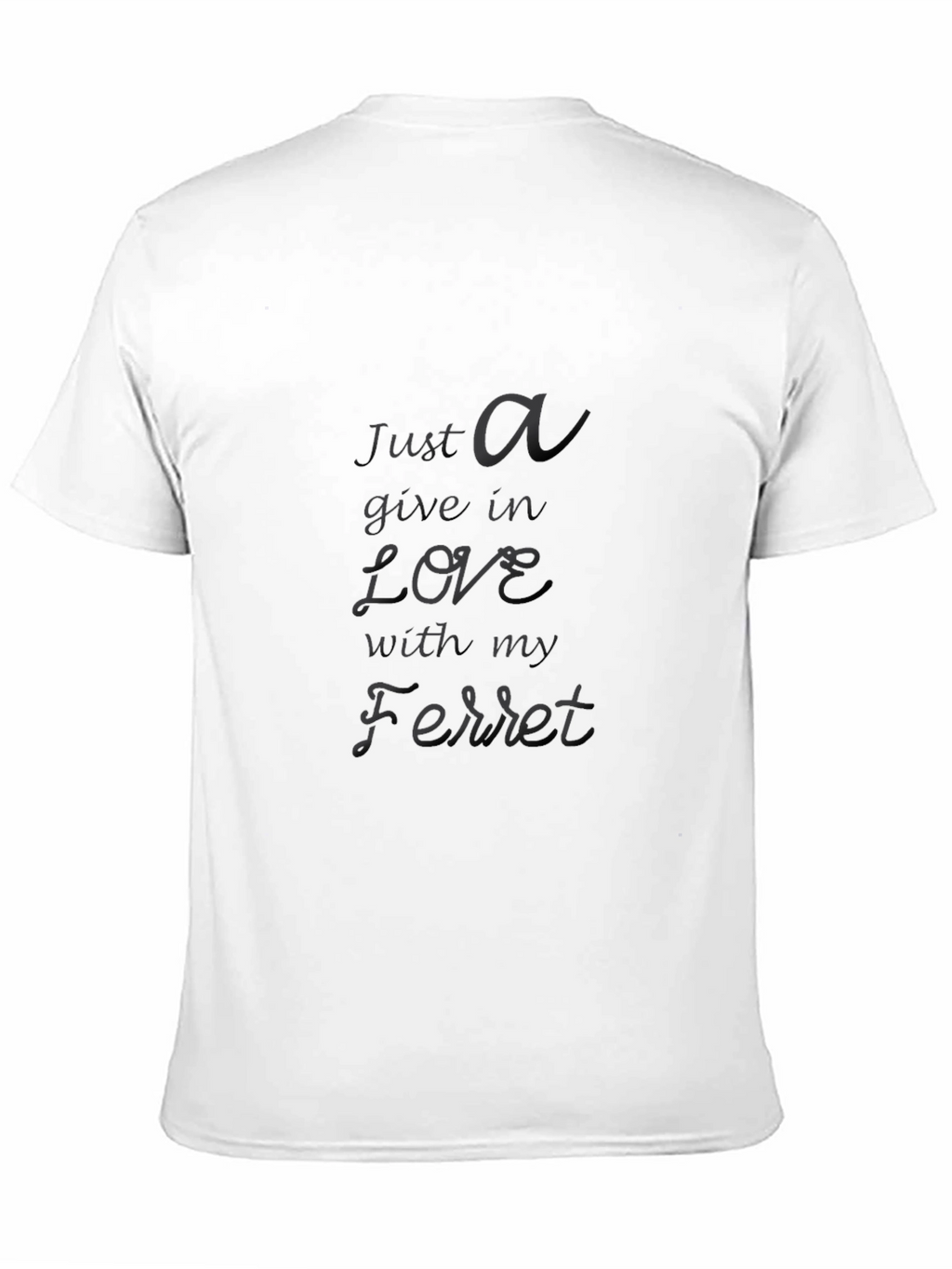 Ferret Lover T-Shirt - Black