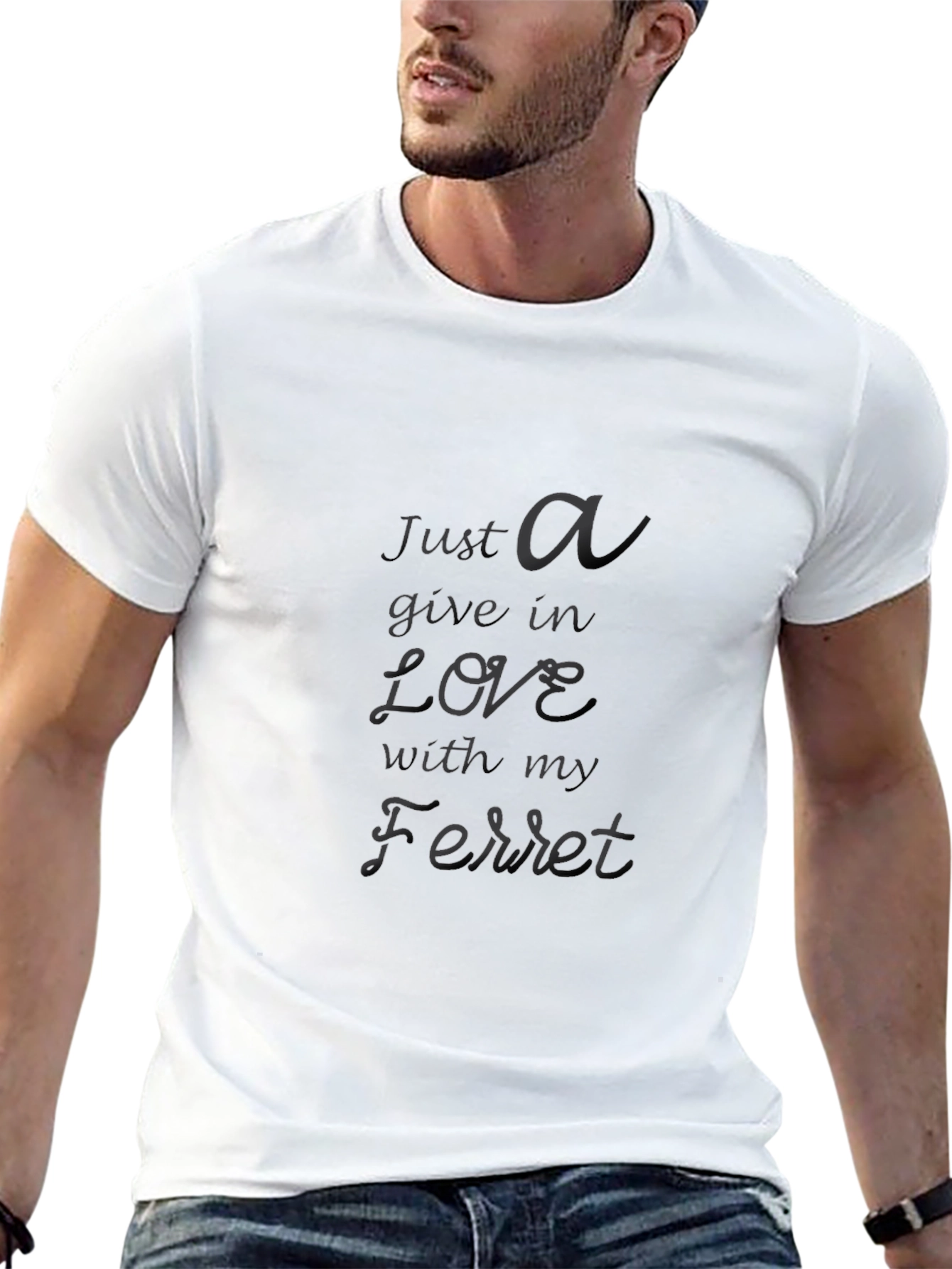 Ferret Lover T-Shirt - Black