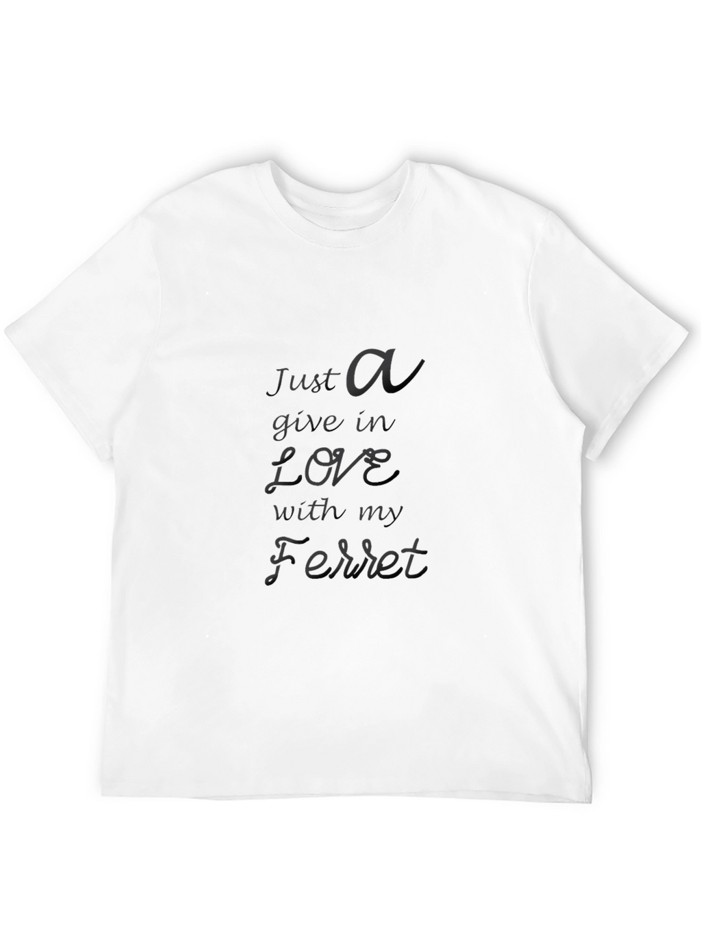 Ferret Lover T-Shirt - Black