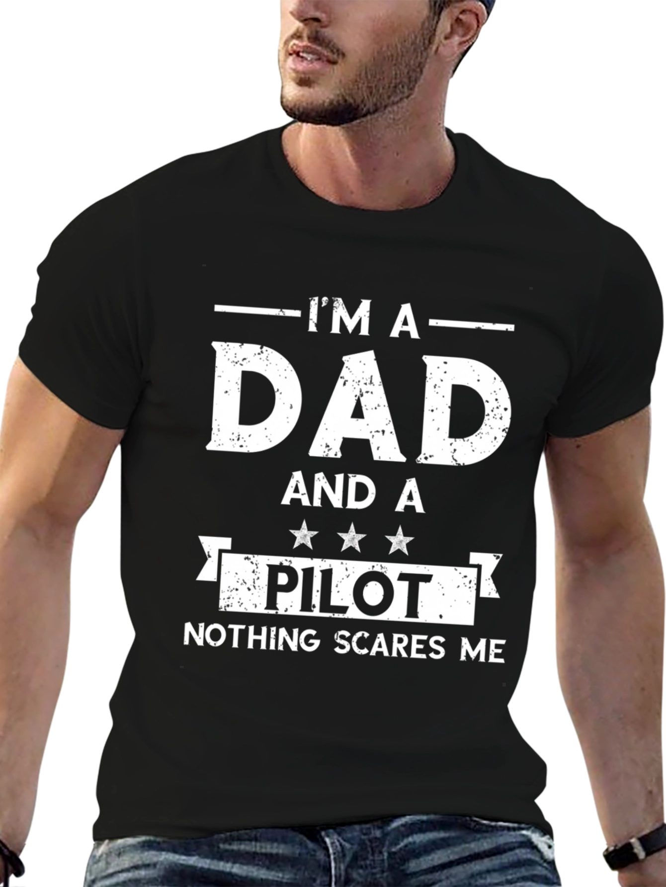 Dad Pilot Graphic T-Shirt