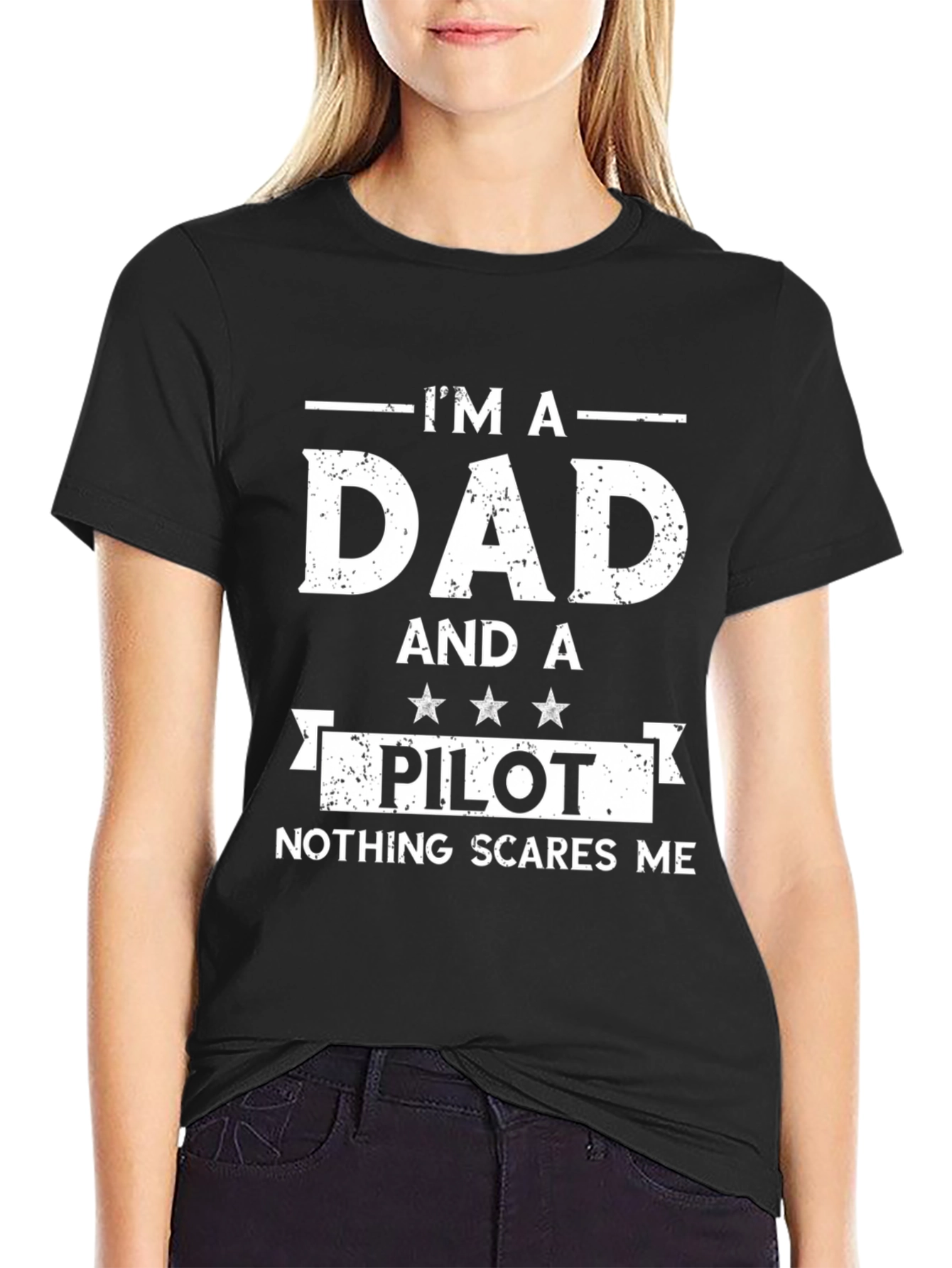 Dad Pilot Graphic T-Shirt