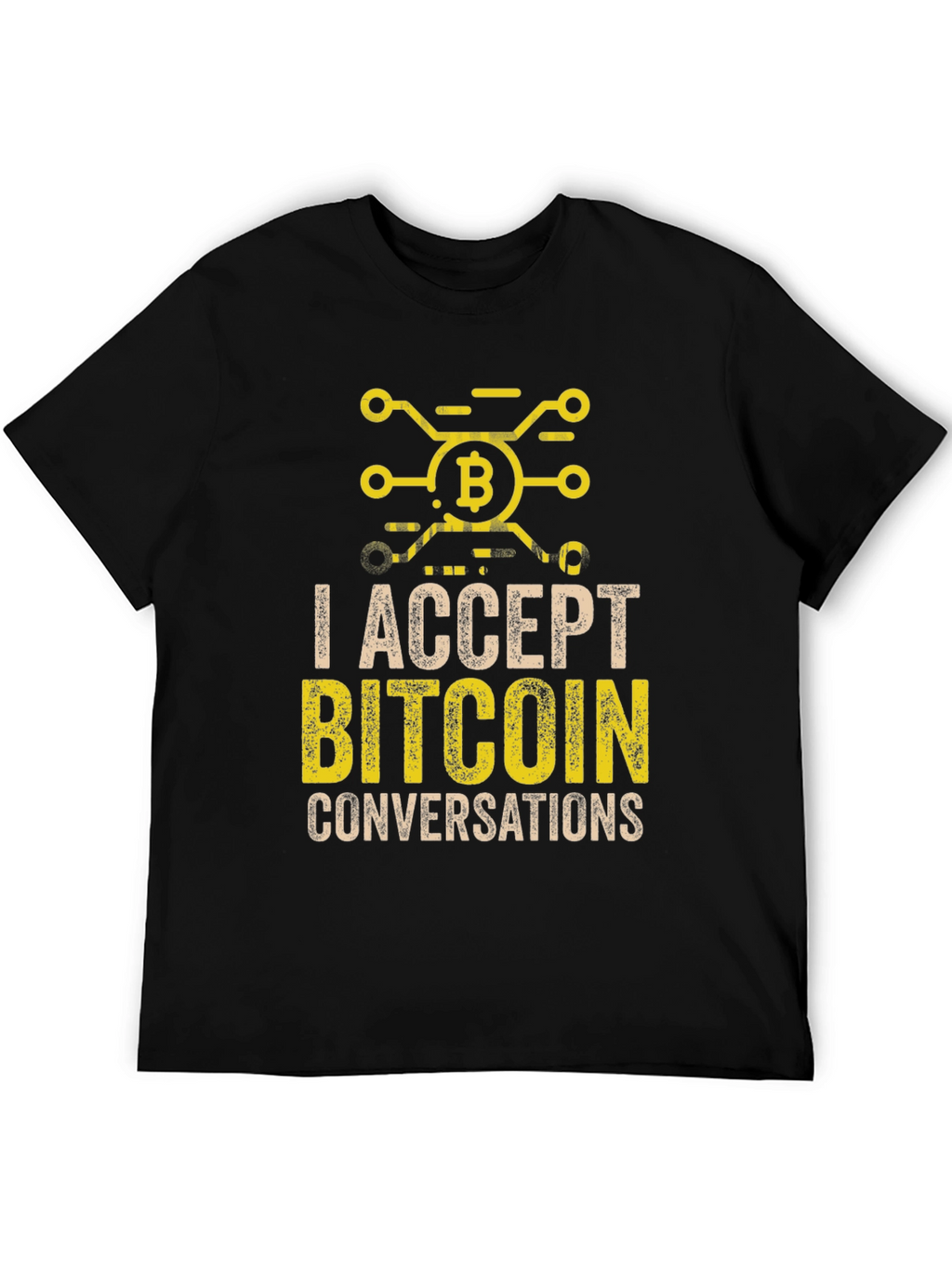 I Accept Bitcoin Conversations Tee