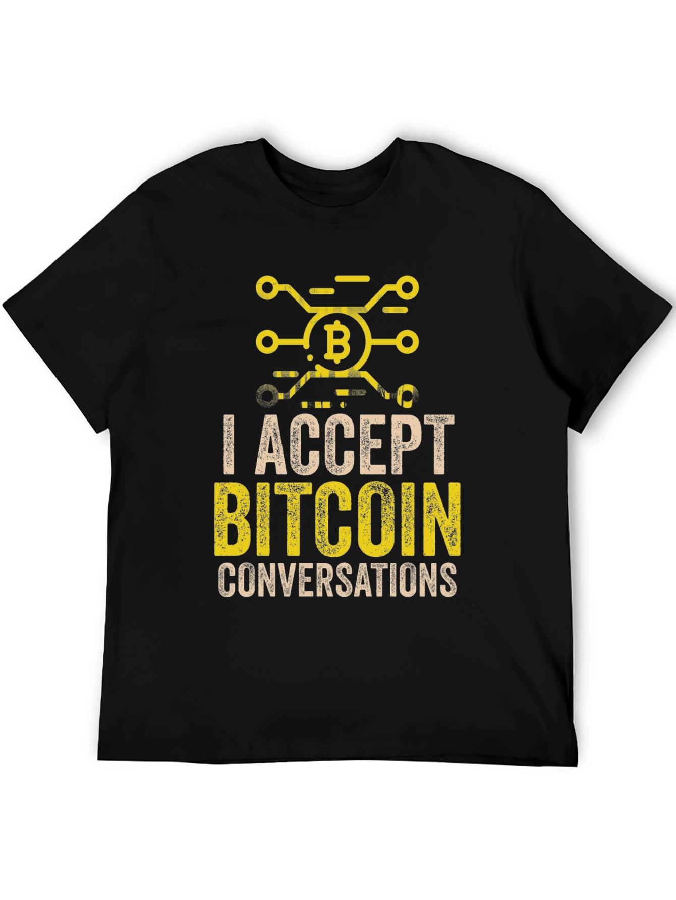 I Accept Bitcoin Conversations Tee