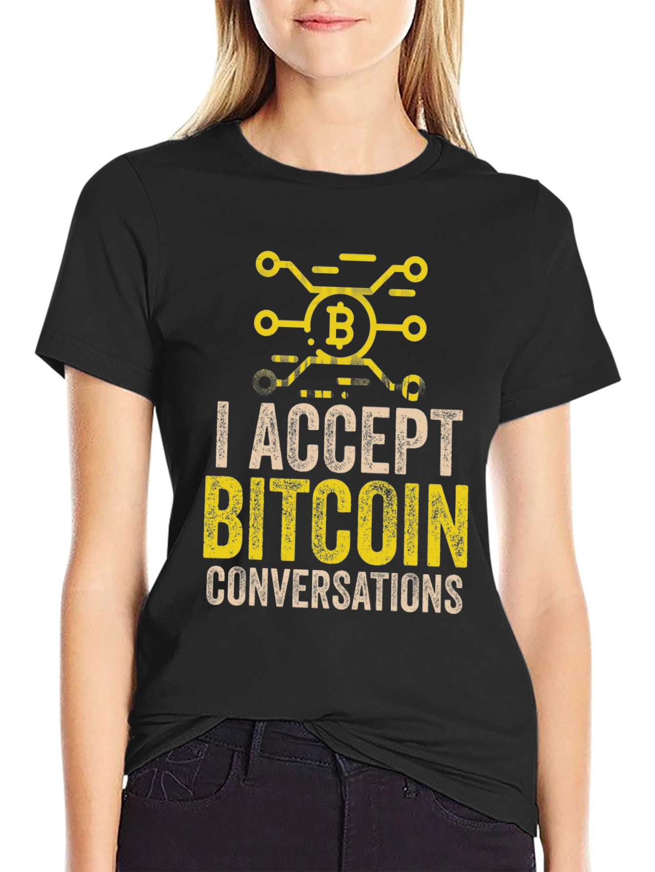 I Accept Bitcoin Conversations Tee