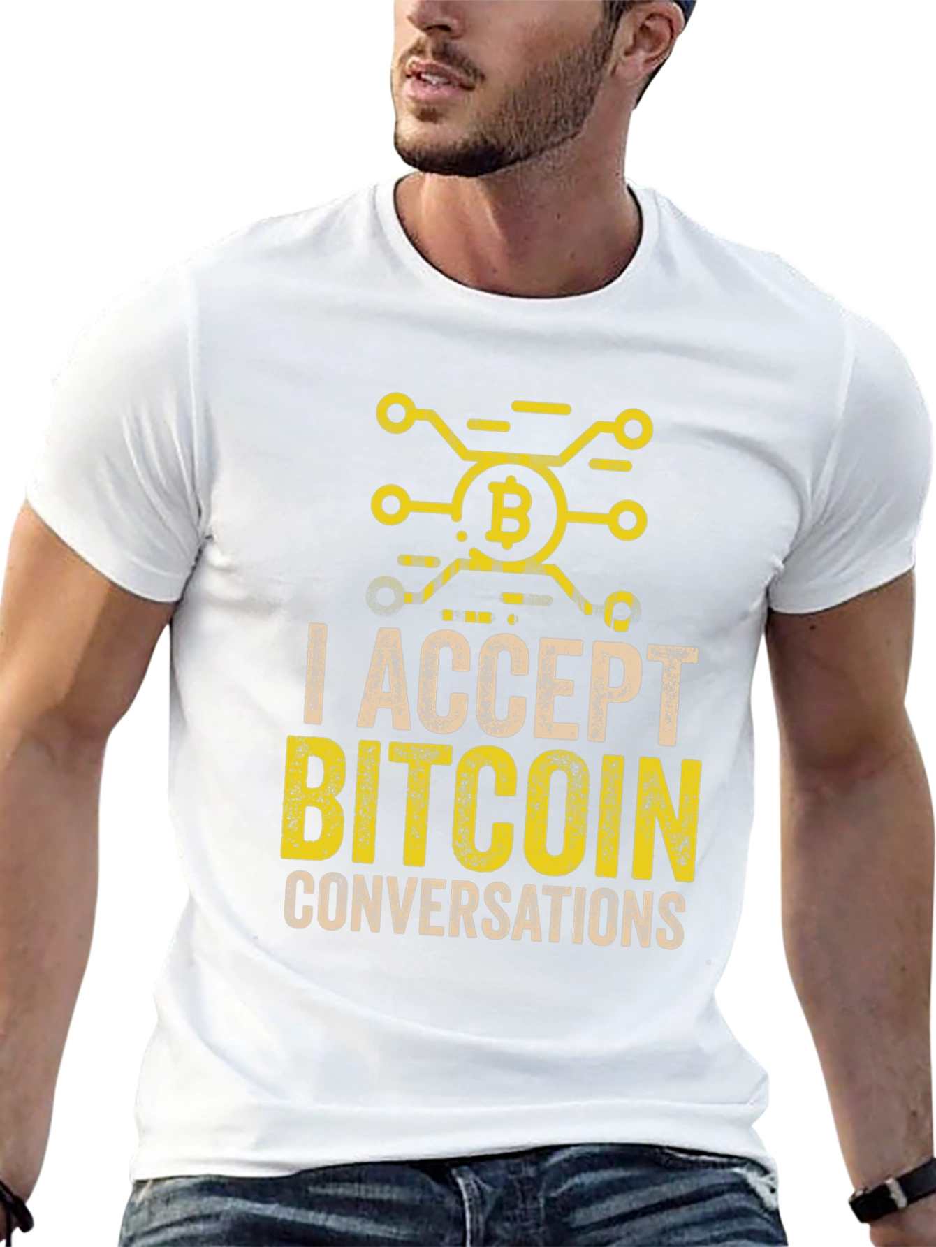 I Accept Bitcoin Conversations Tee