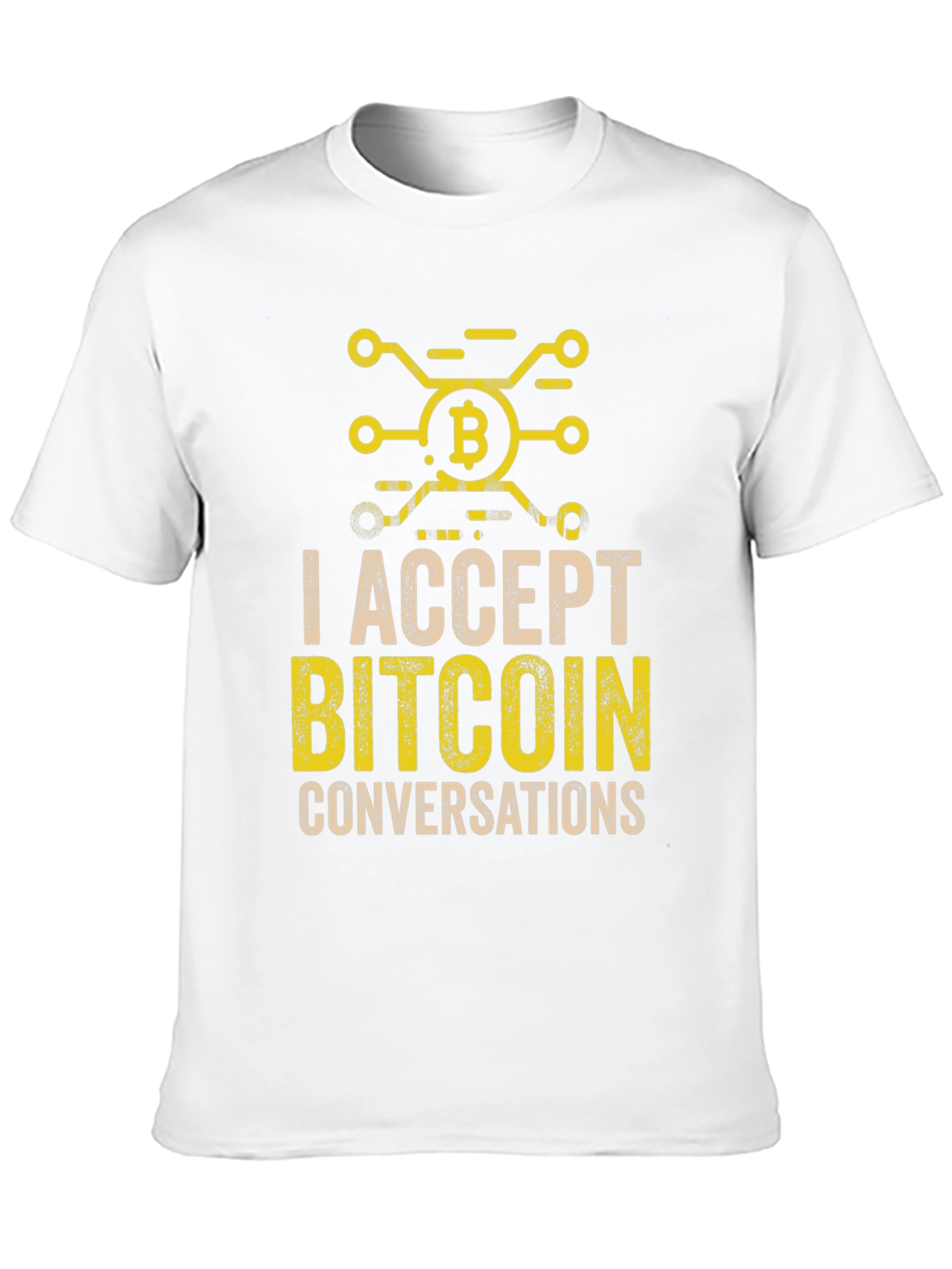I Accept Bitcoin Conversations Tee