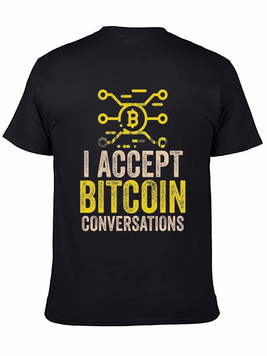 I Accept Bitcoin Conversations Tee