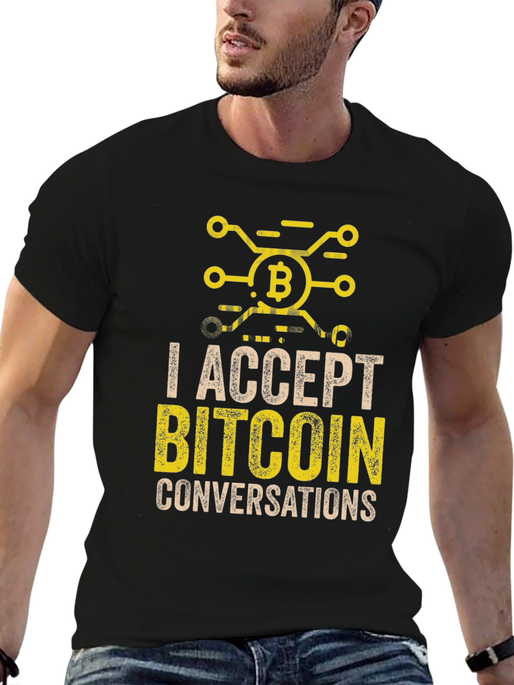 I Accept Bitcoin Conversations Tee