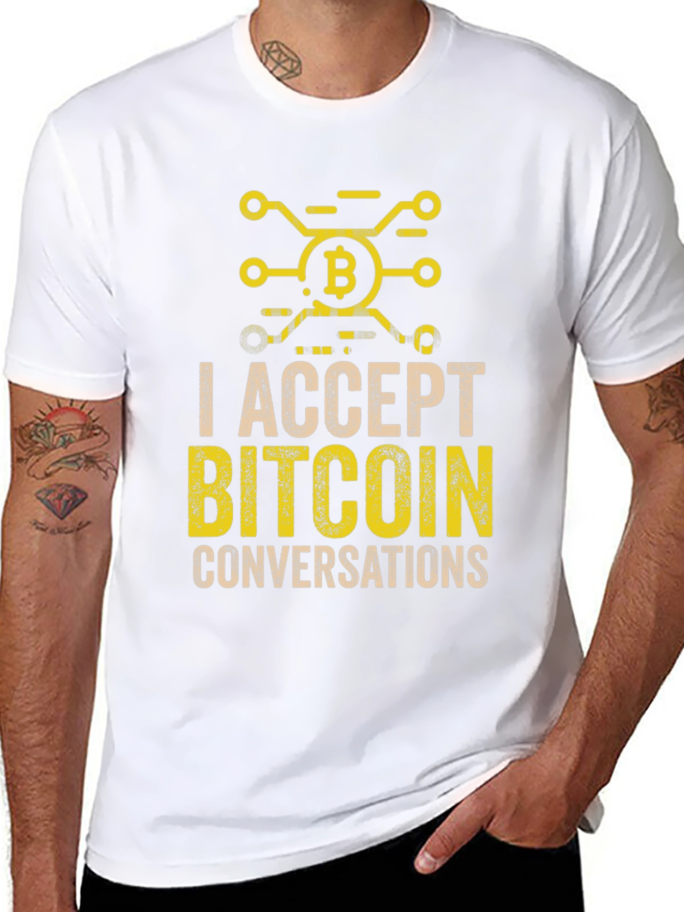 I Accept Bitcoin Conversations Tee