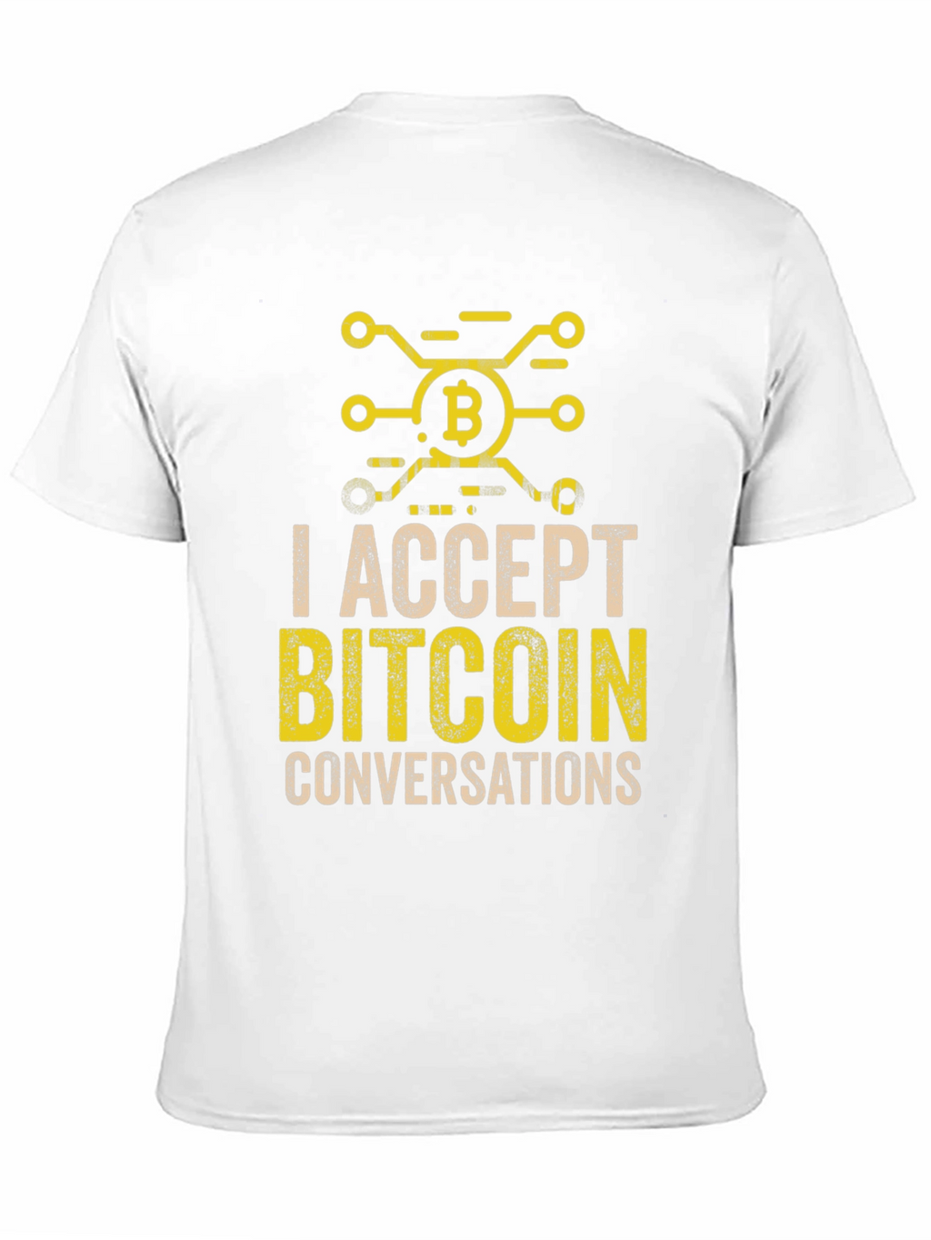 I Accept Bitcoin Conversations Tee