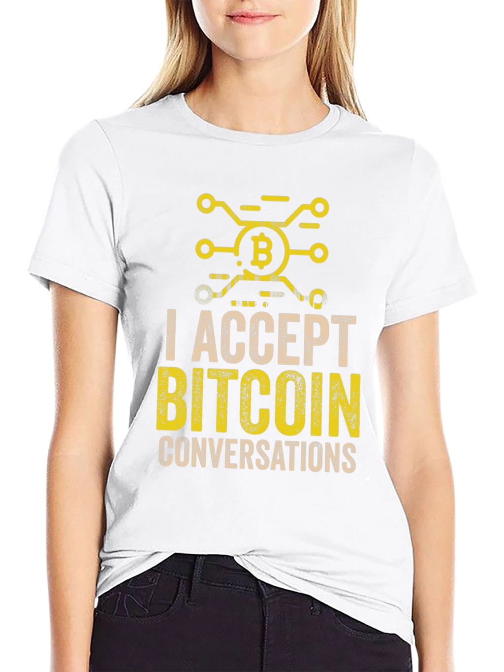 I Accept Bitcoin Conversations Tee