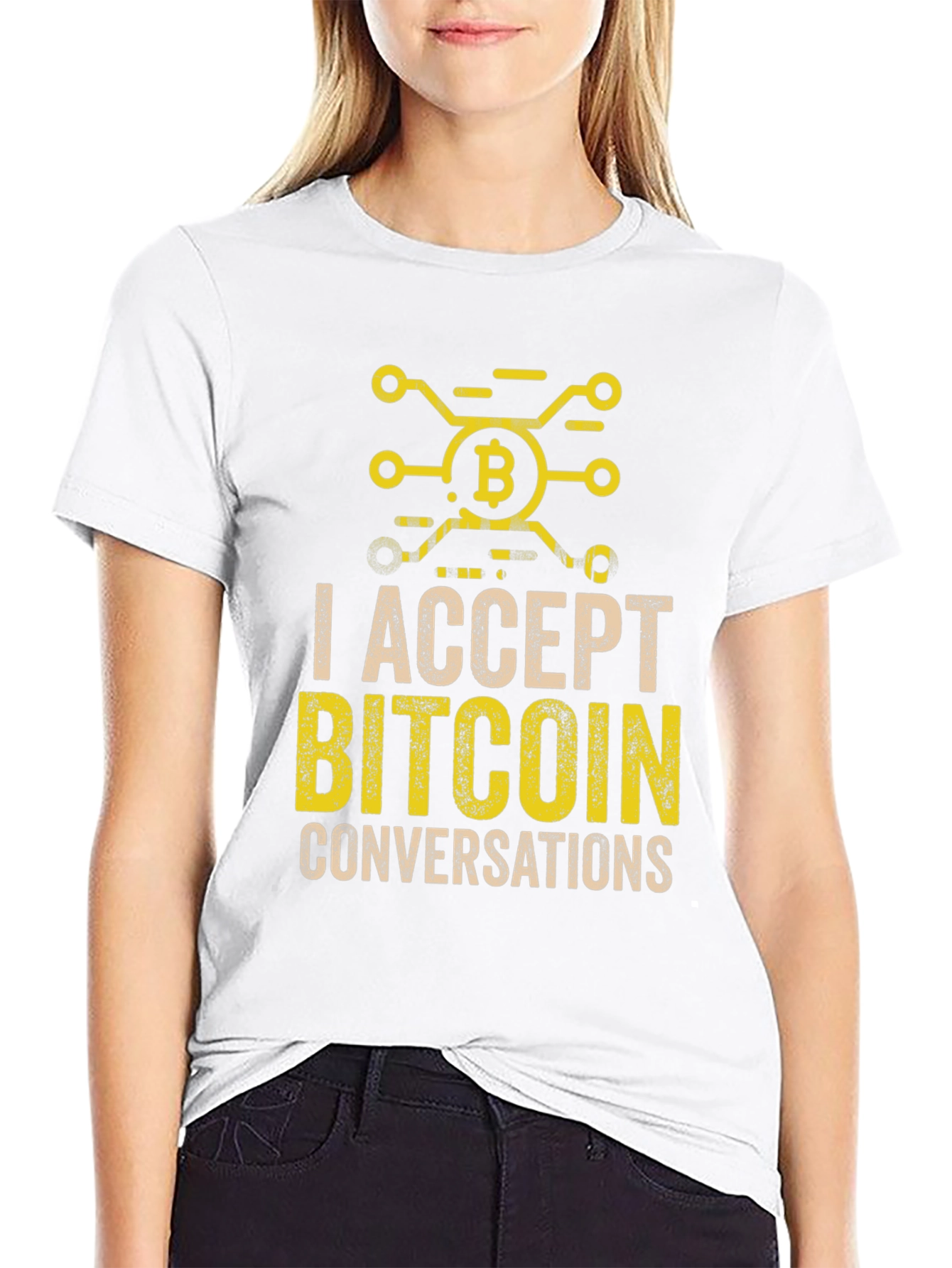 I Accept Bitcoin Conversations Tee
