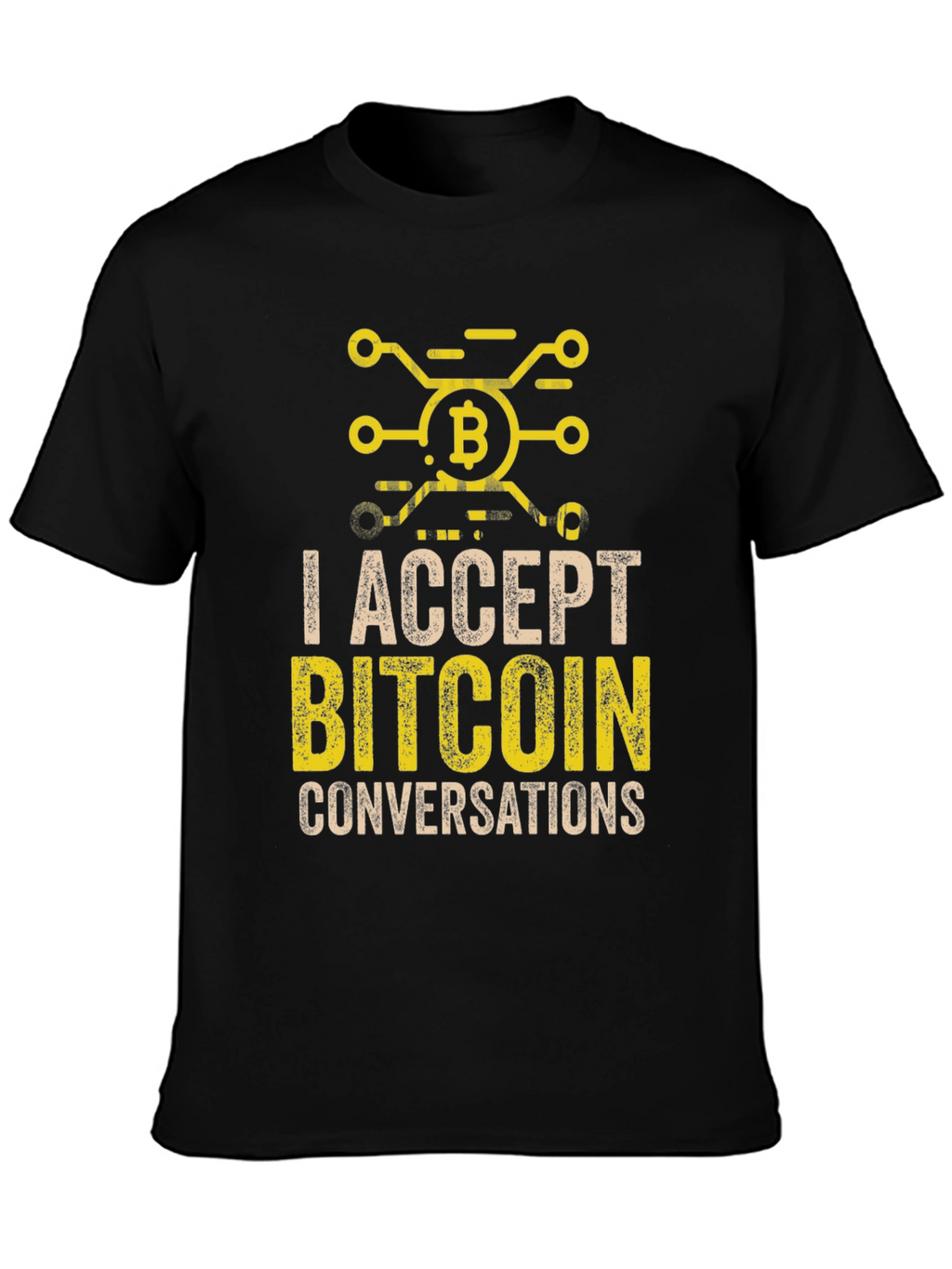 I Accept Bitcoin Conversations Tee
