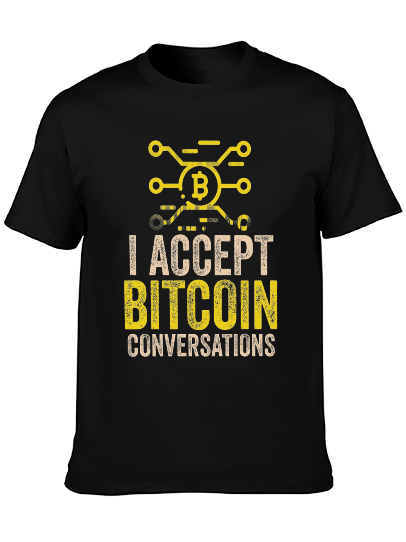 I Accept Bitcoin Conversations Tee
