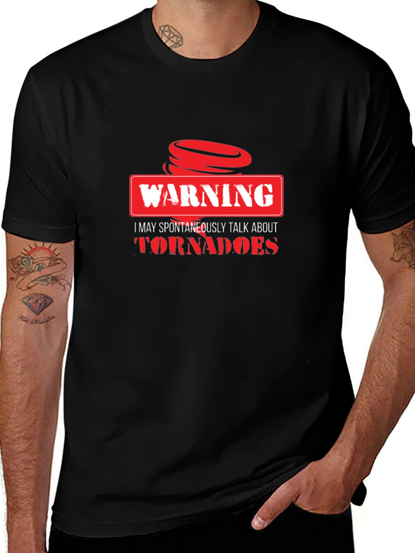 Warning Tornadoes T-Shirt Funny Weather Gift