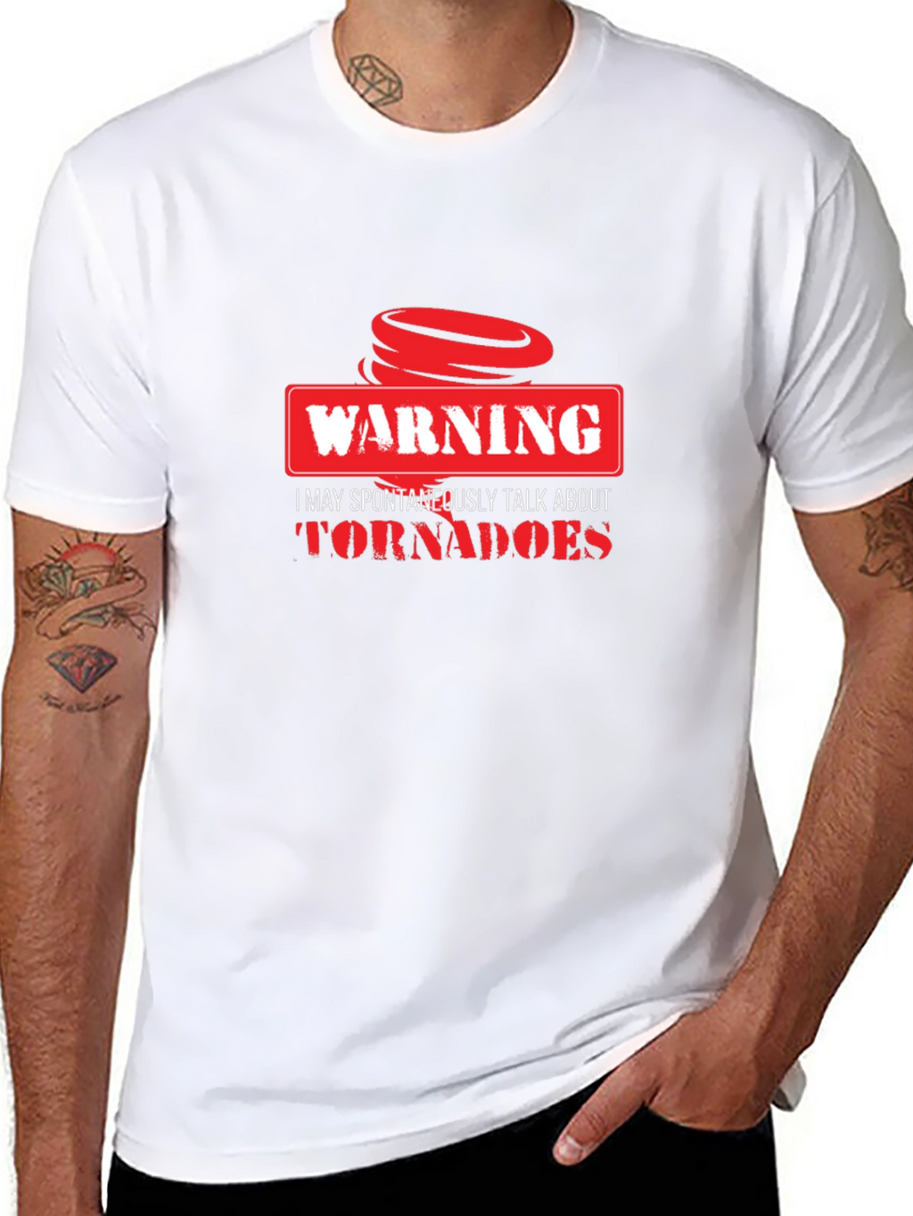 Warning Tornadoes T-Shirt Funny Weather Gift