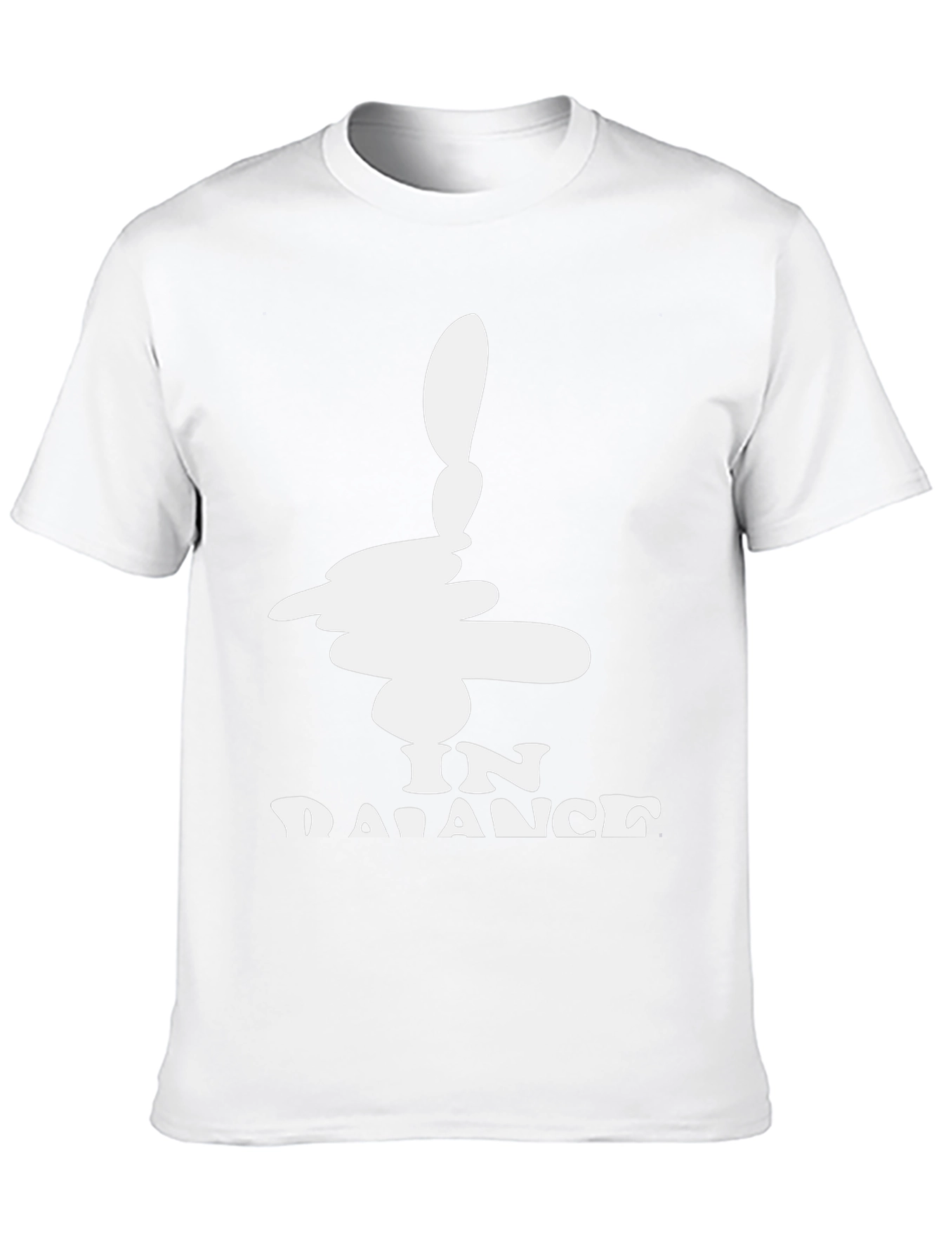 In Balance Black Graphic Tee - Mens