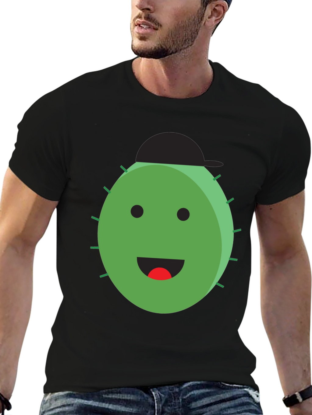 Cactus Dude Tee - Funny Graphic T-Shirt
