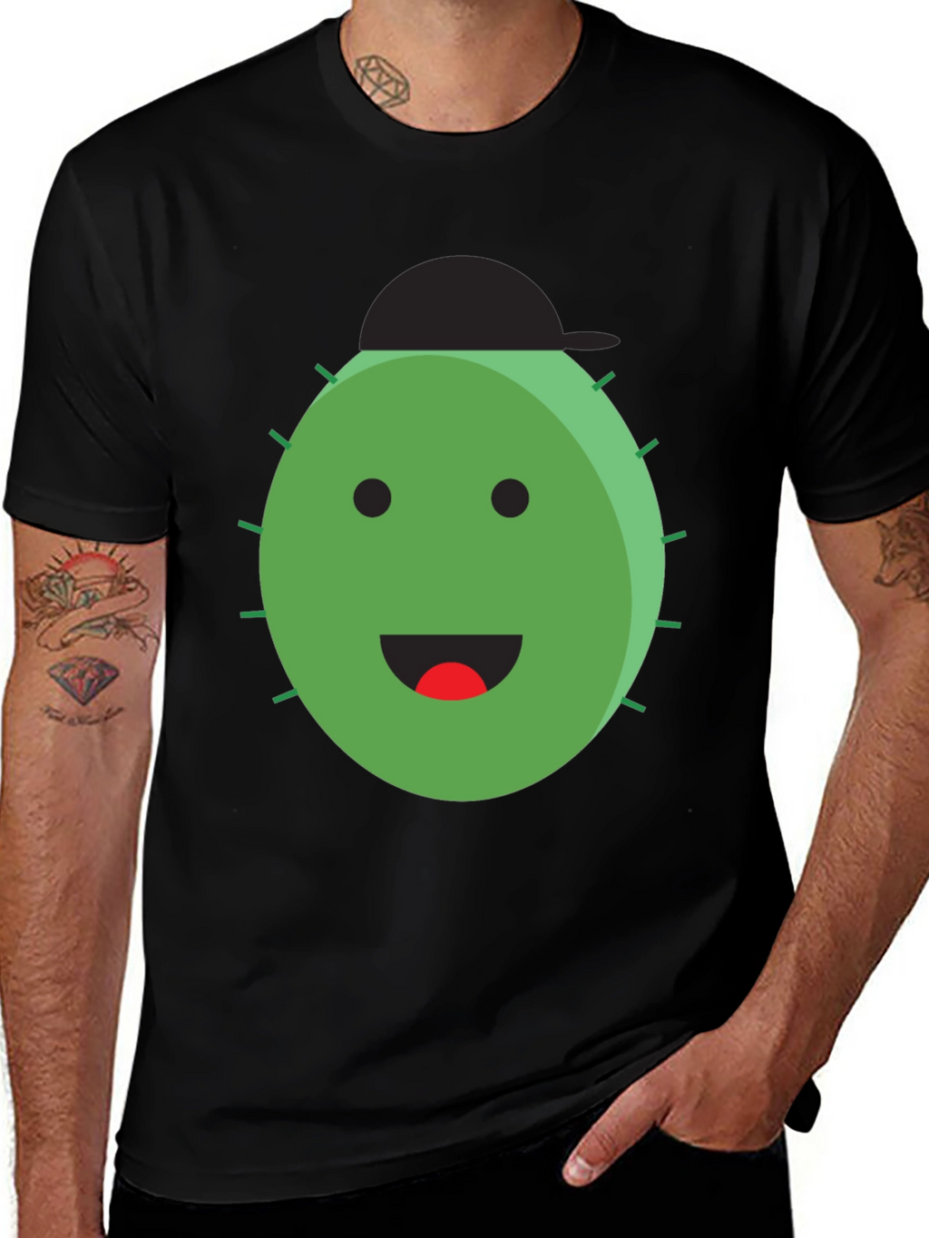 Cactus Dude Tee - Funny Graphic T-Shirt
