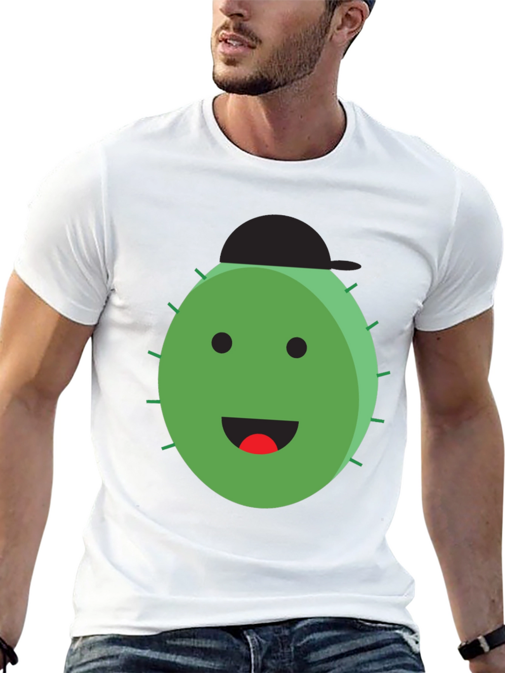 Cactus Dude Tee - Funny Graphic T-Shirt